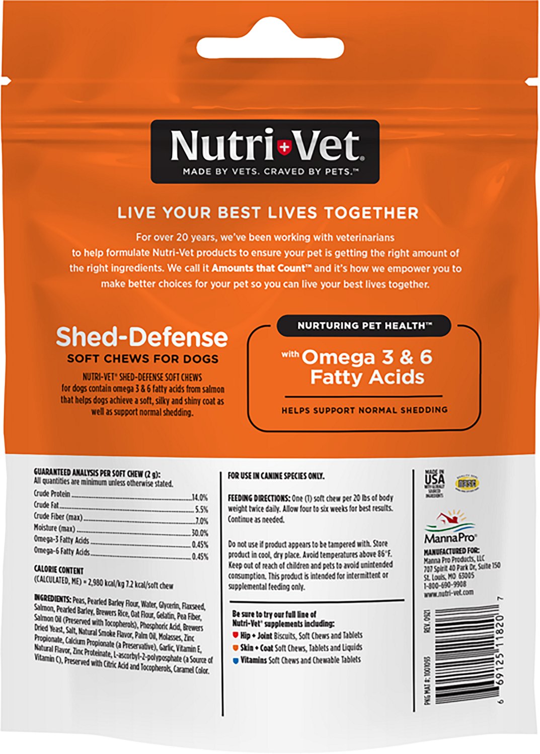 Nutrivet K9 Shed Defense 5.3 oz. Soft Chew - view number 2