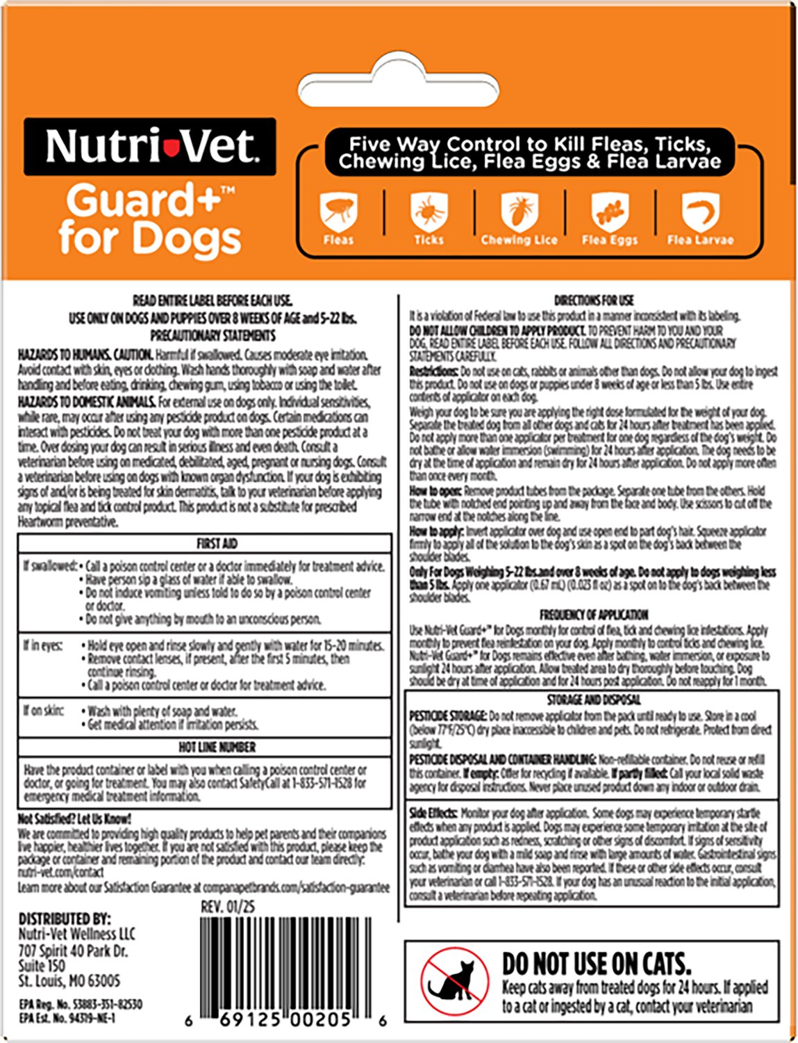 Nutrivet K9 Guard Plus Flea and Tick Control 3-Pack - view number 2