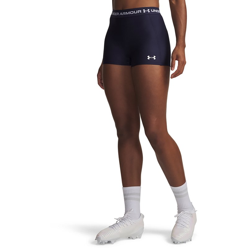 Under Armour Women's HeatGear Shorty Shorts 3 inches