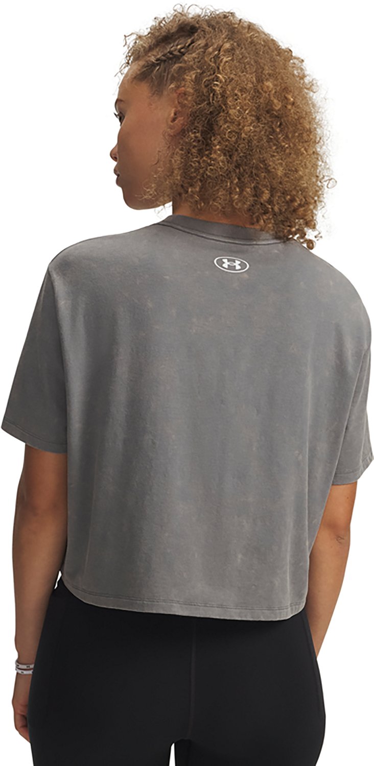 Under Armour Women's Rival Boxy Wash T-shirt - view number 2