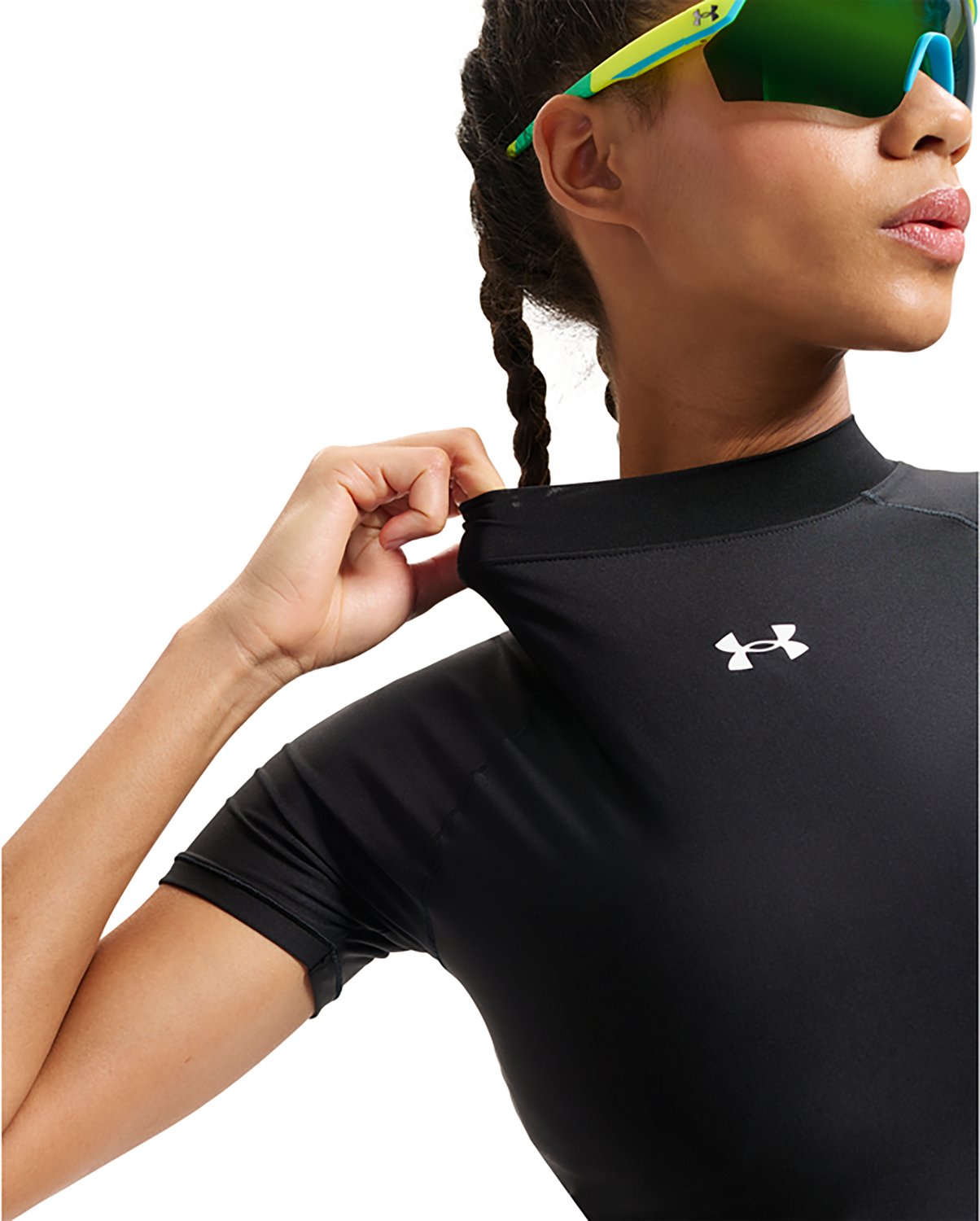 Under Armour Women's HeatGear Crop Mock T-shirt - view number 3