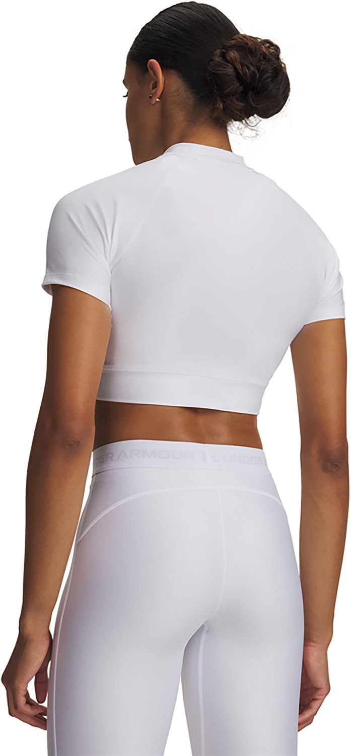 Under Armour Women's HeatGear Crop Mock T-shirt - view number 2