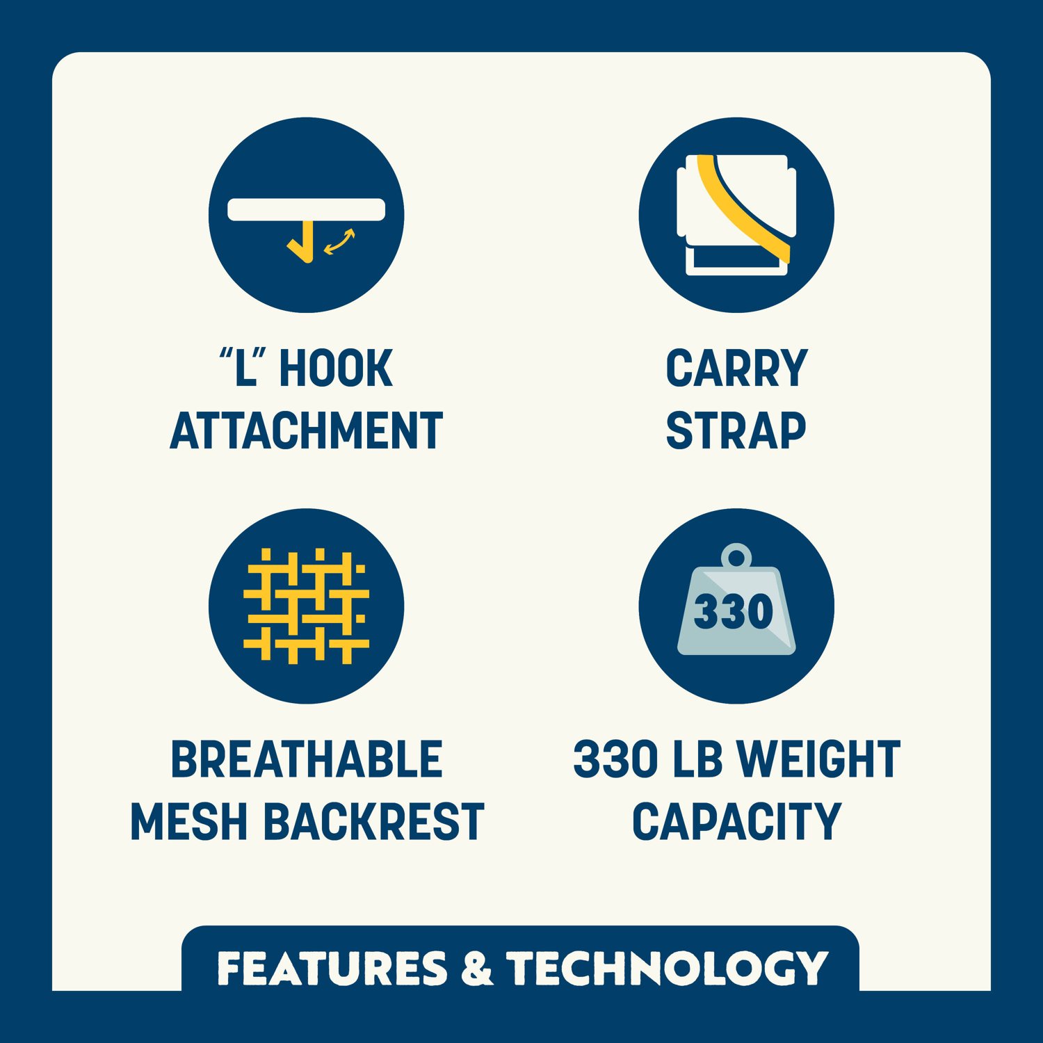GCI Outdoor Big Comfort Stadium Chair with Armrests - view number 3