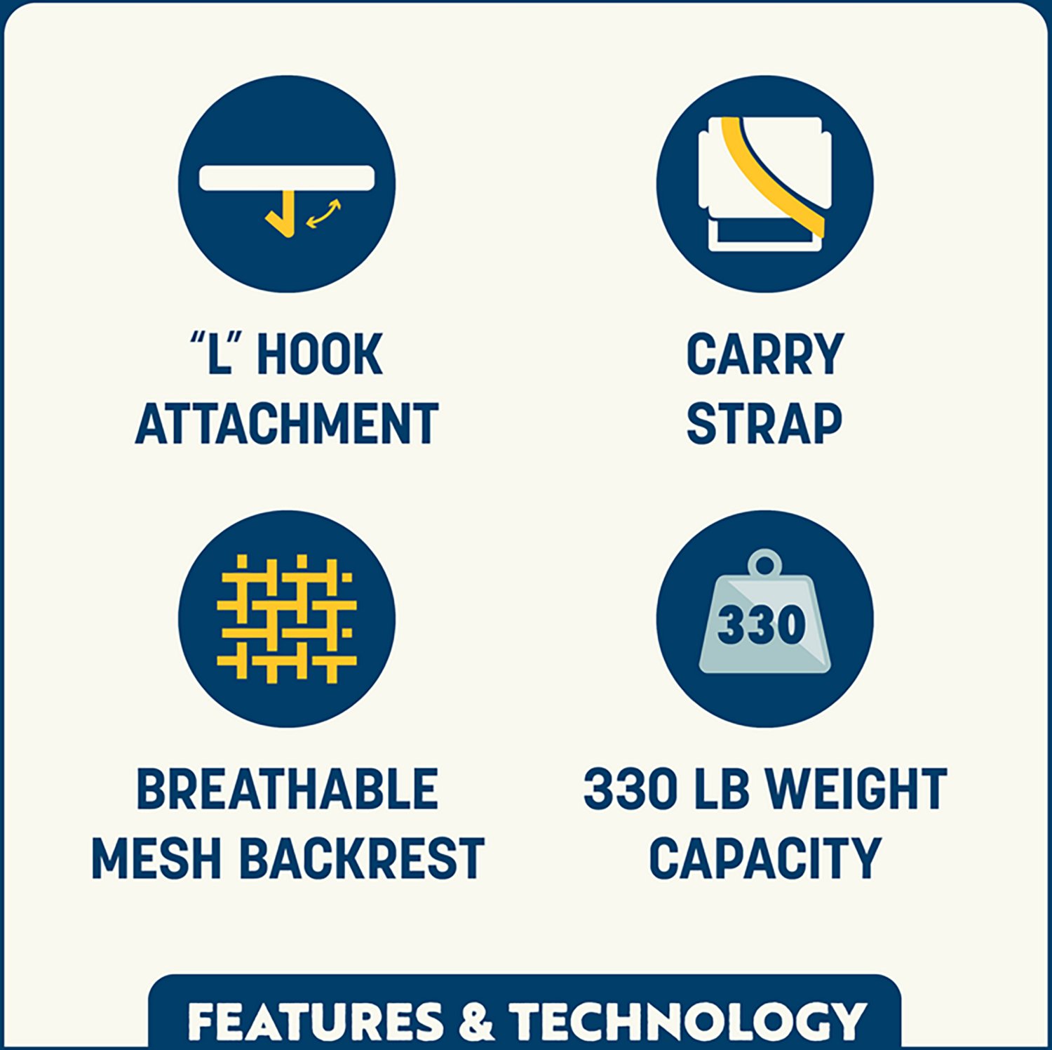 GCI Outdoor Big Comfort Stadium Chair™ with Armrests - view number 3
