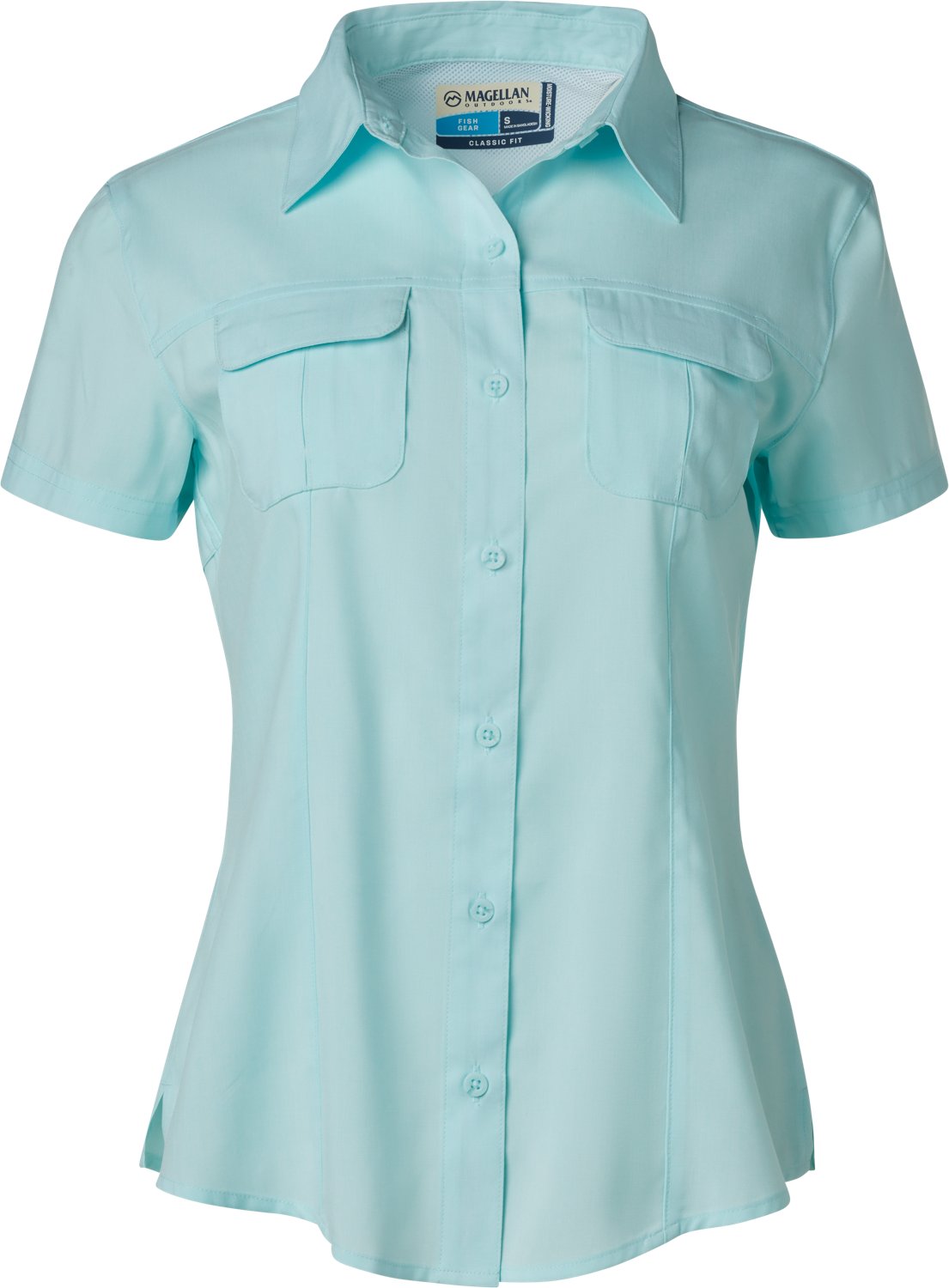 Magellan Outdoors Women's Aransas Pass Heathered Fishing Top