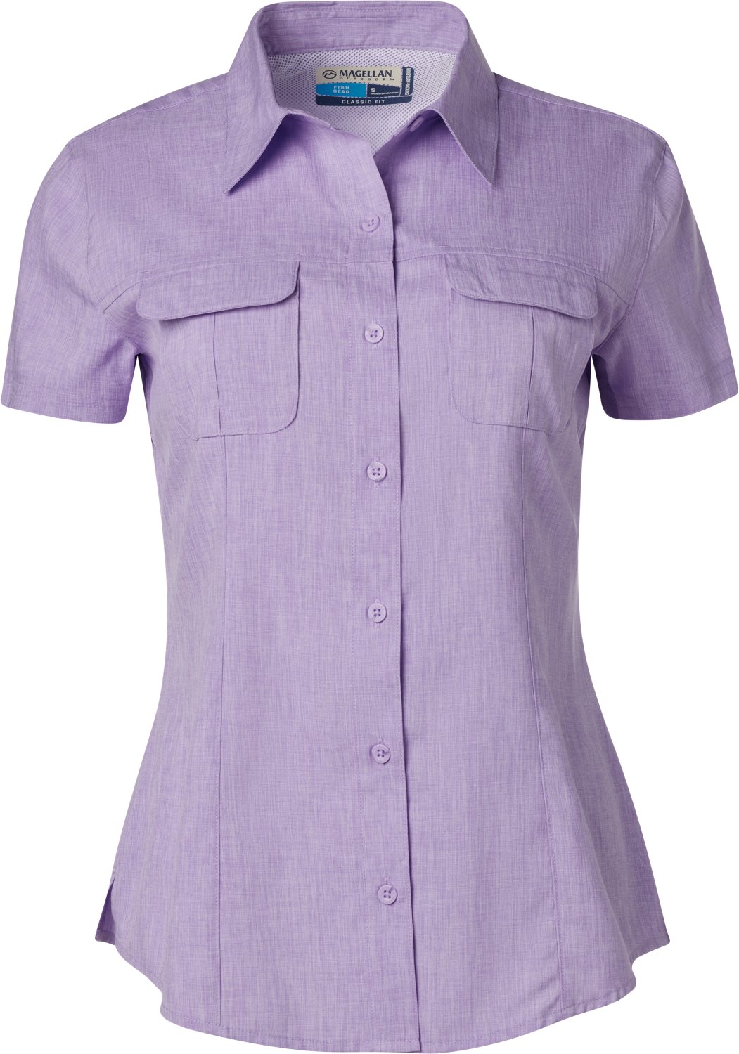 Magellan Outdoors Women's Aransas Pass Heathered Fishing Top