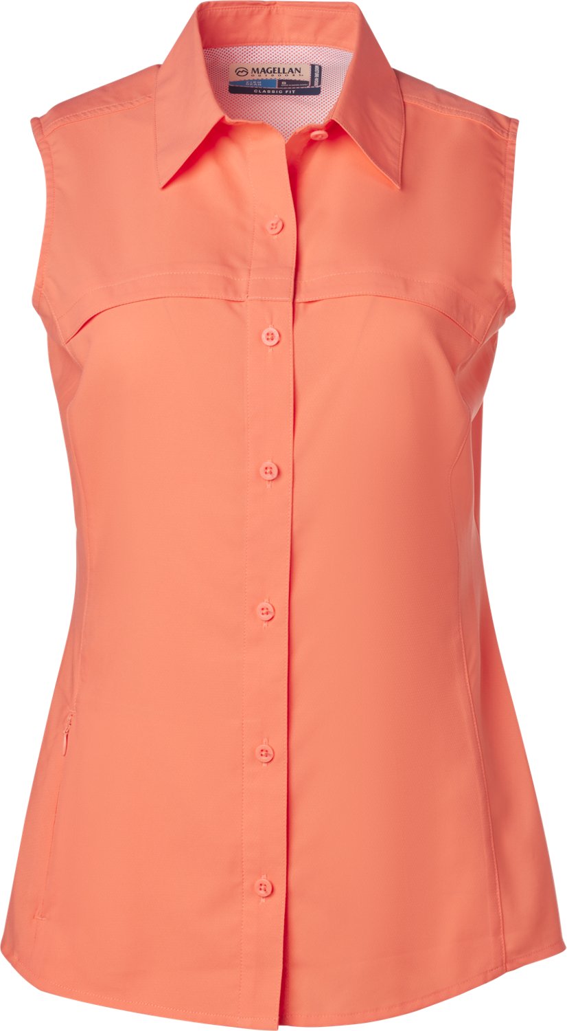Magellan Outdoors Women's Overcast Sleeveless Fishing Shirt