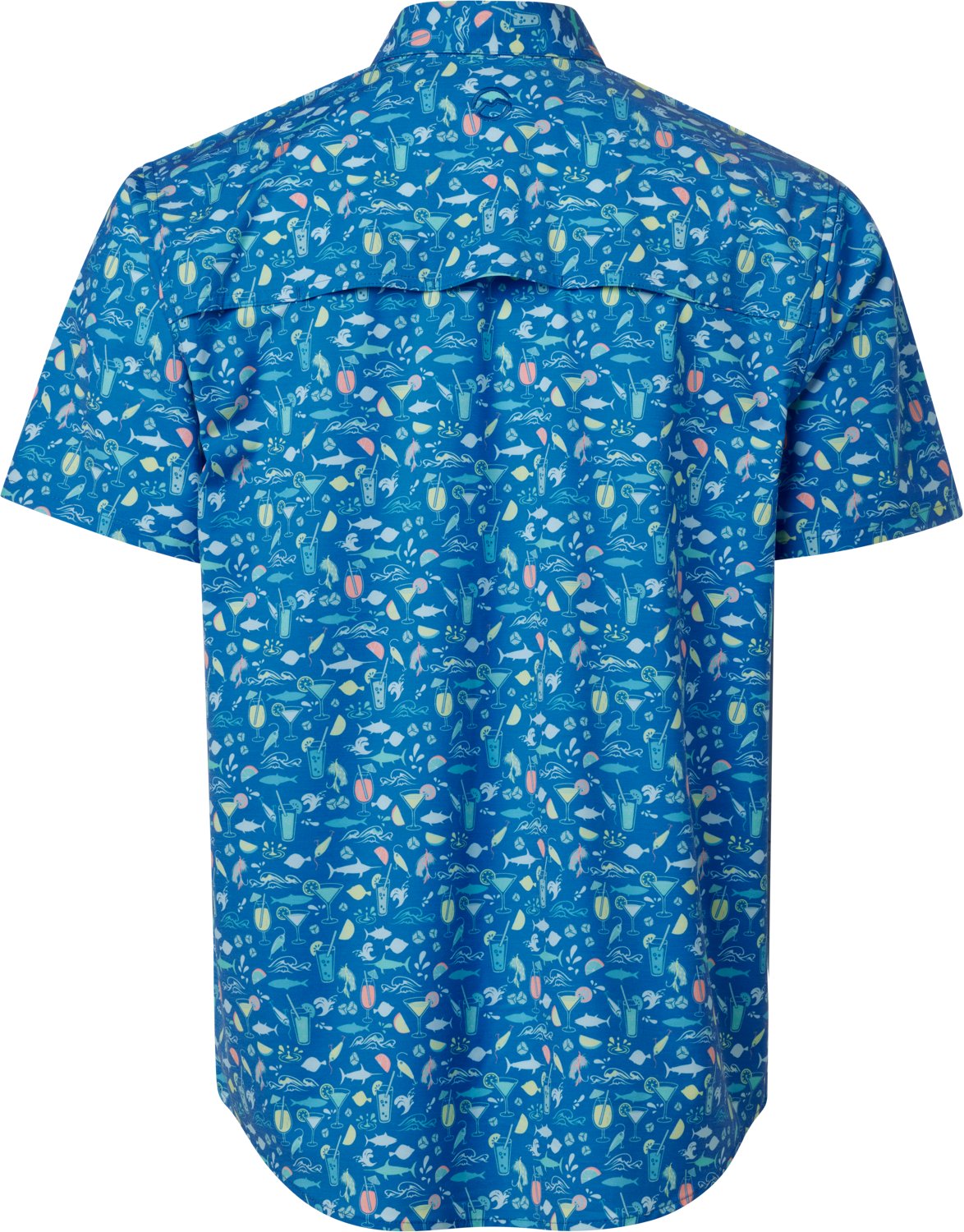 Magellan Outdoors Men's Shore and Line Washed Out Pocket Button-Down Fishing Shirt - view number 4