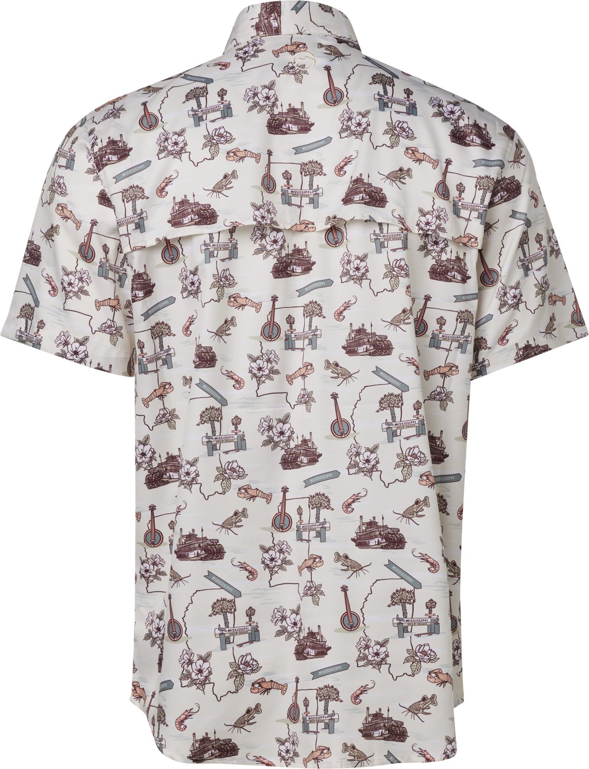 Magellan Outdoors Men's Mississippi Local State Print Shirt - view number 2