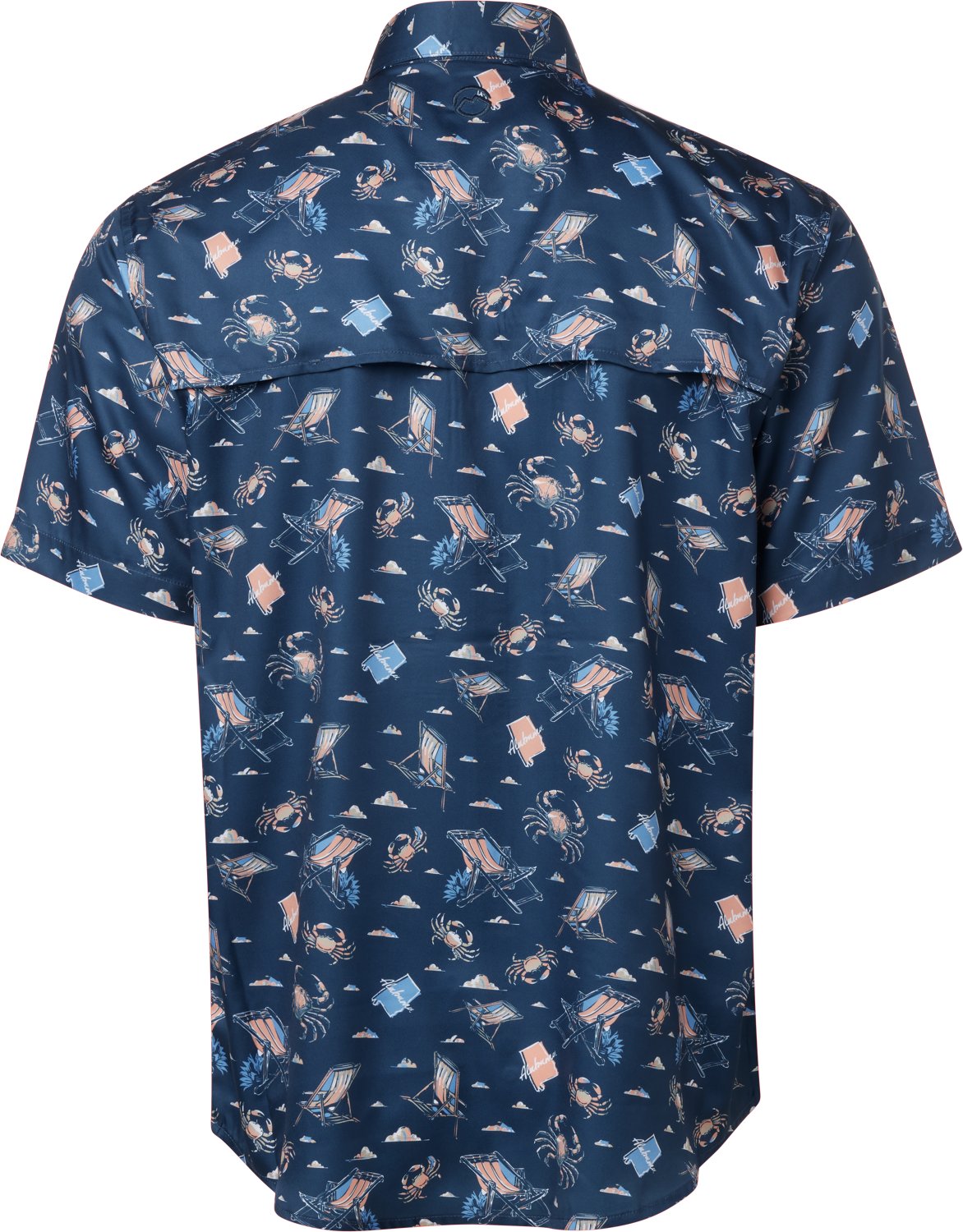 Magellan Outdoors Men's Alabama Local State Print Button-Down Shirt - view number 3