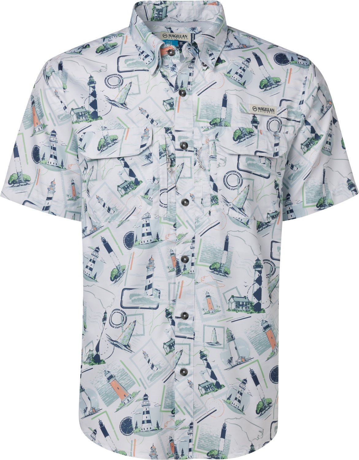 Magellan Outdoors Men's North Carolina Local State Print Shirt - view number 3