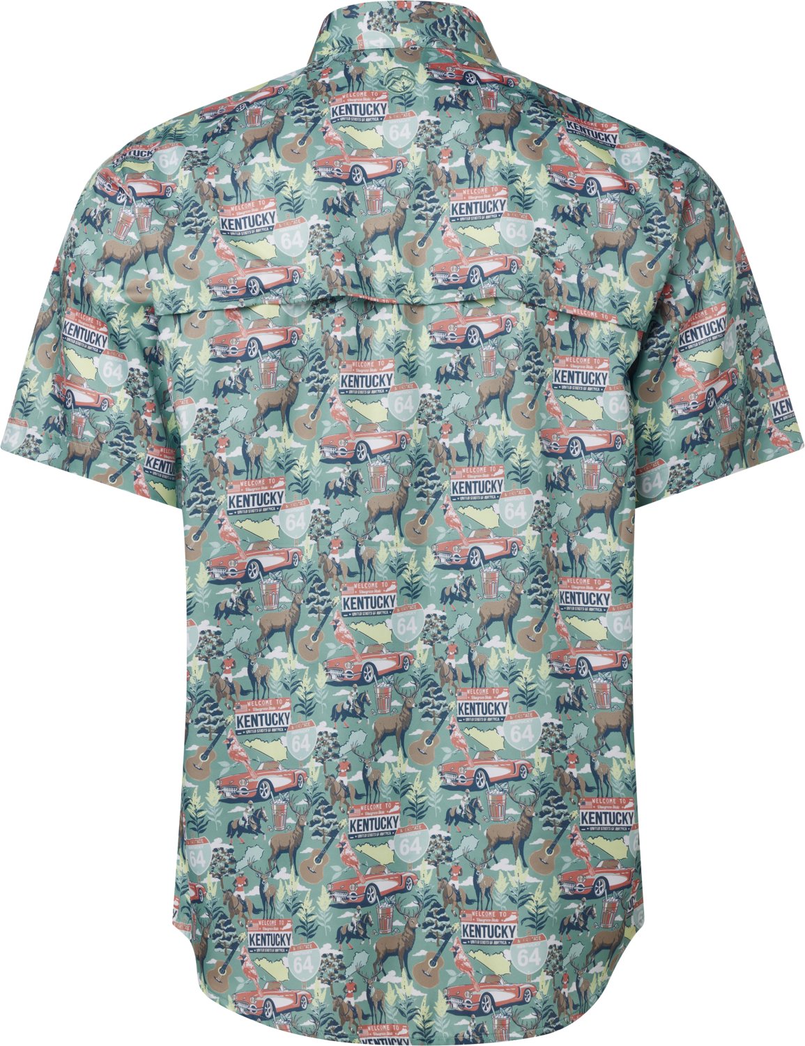 Magellan Outdoors Men's Kentucky Local State Print Shirt - view number 3