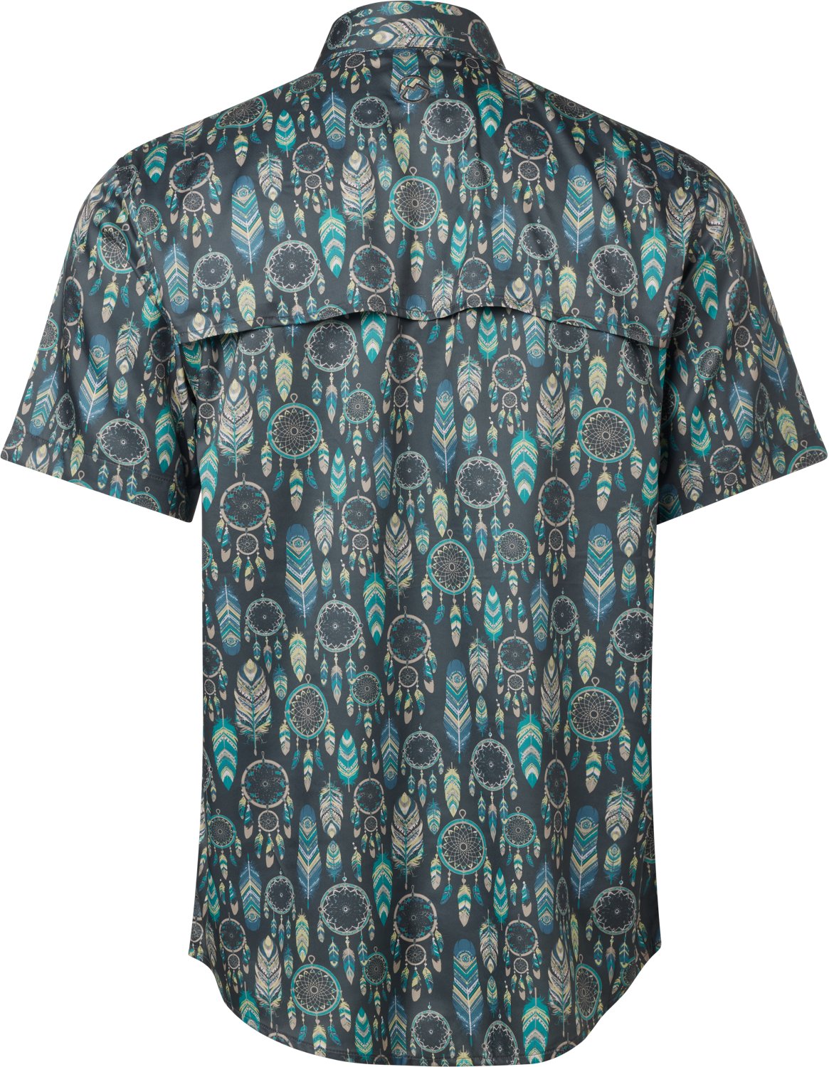 Magellan Outdoors Men's Oklahoma Local State Print Shirt - view number 4