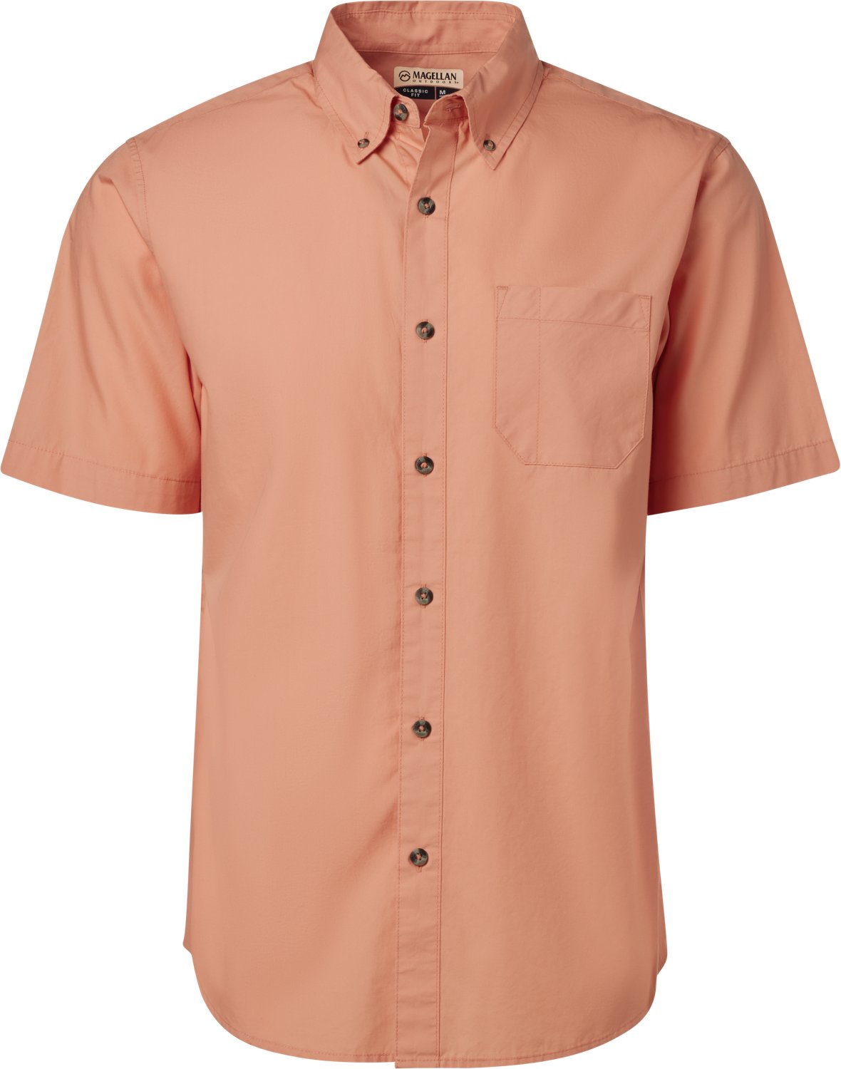 Magellan Outdoors Men's Summerville Solid Short Sleeve Shirt - view number 2