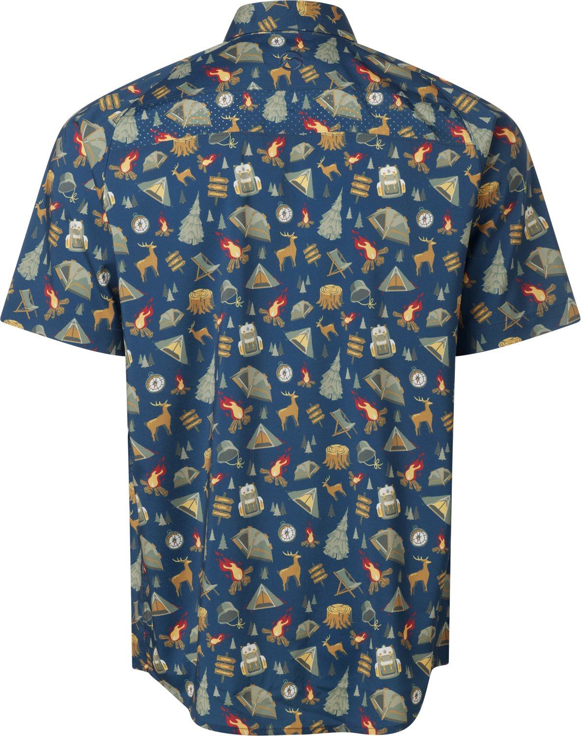 Magellan Outdoors Men's Hickory Canyon Print Short Sleeve Shirt                                                                  - view number 4