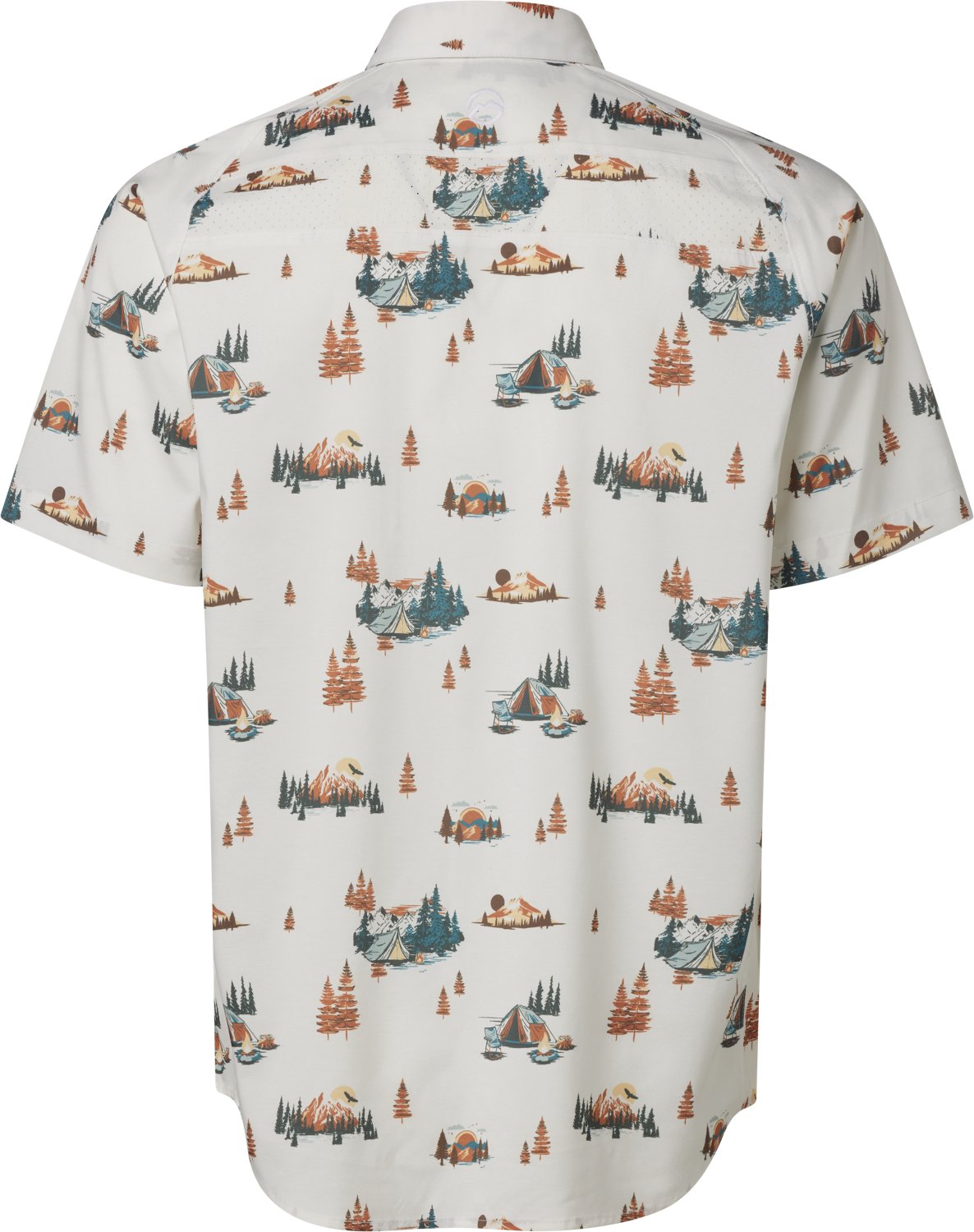 Magellan Outdoors Men's Hickory Canyon Print Short Sleeve Shirt                                                                  - view number 4