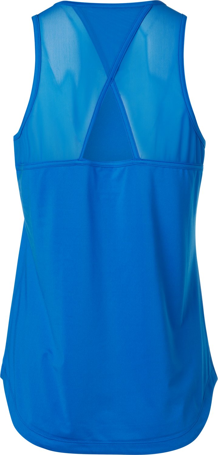 BCG Women's Run Keyhold Mesh Back Tank Top - view number 2