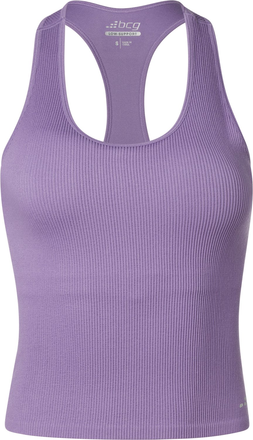 BCG Women's Low Seamless Rib Tank Bra