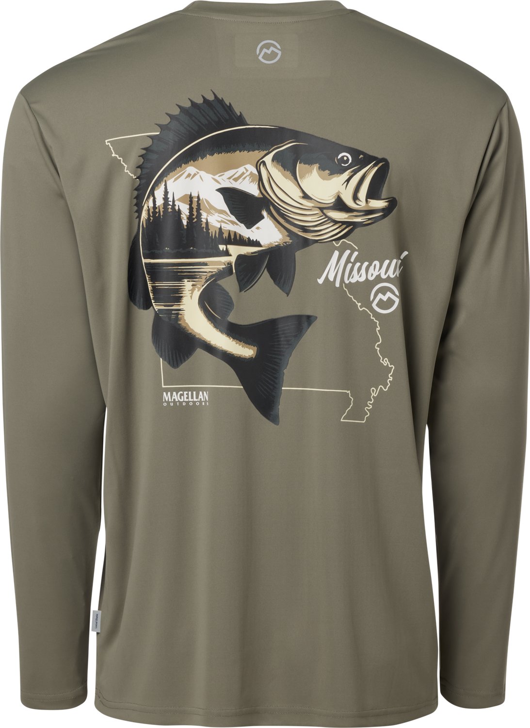 Magellan Outdoors Men's Local State Missouri Graphic Crew Long Sleeve T-shirt - view number 3