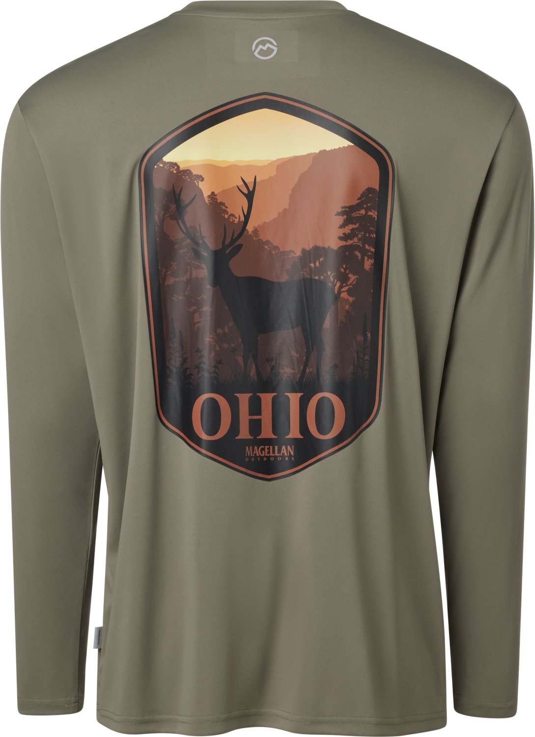 Magellan Outdoors Men's Local State Ohio Graphic Crew Long Sleeve T-shirt - view number 3