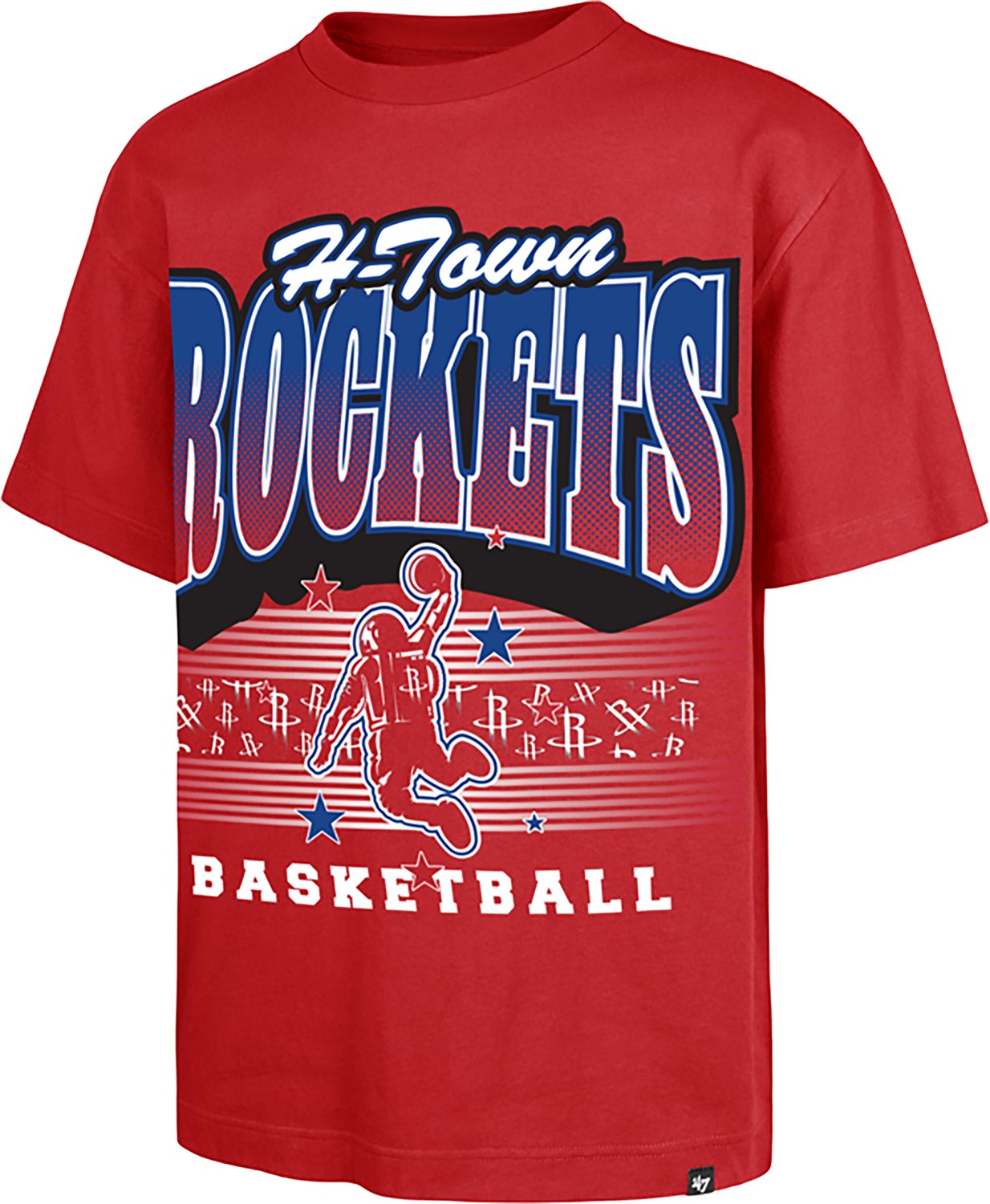 '47 Men's Houston Rockets City Edition Hand Check Foundation T-Shirt