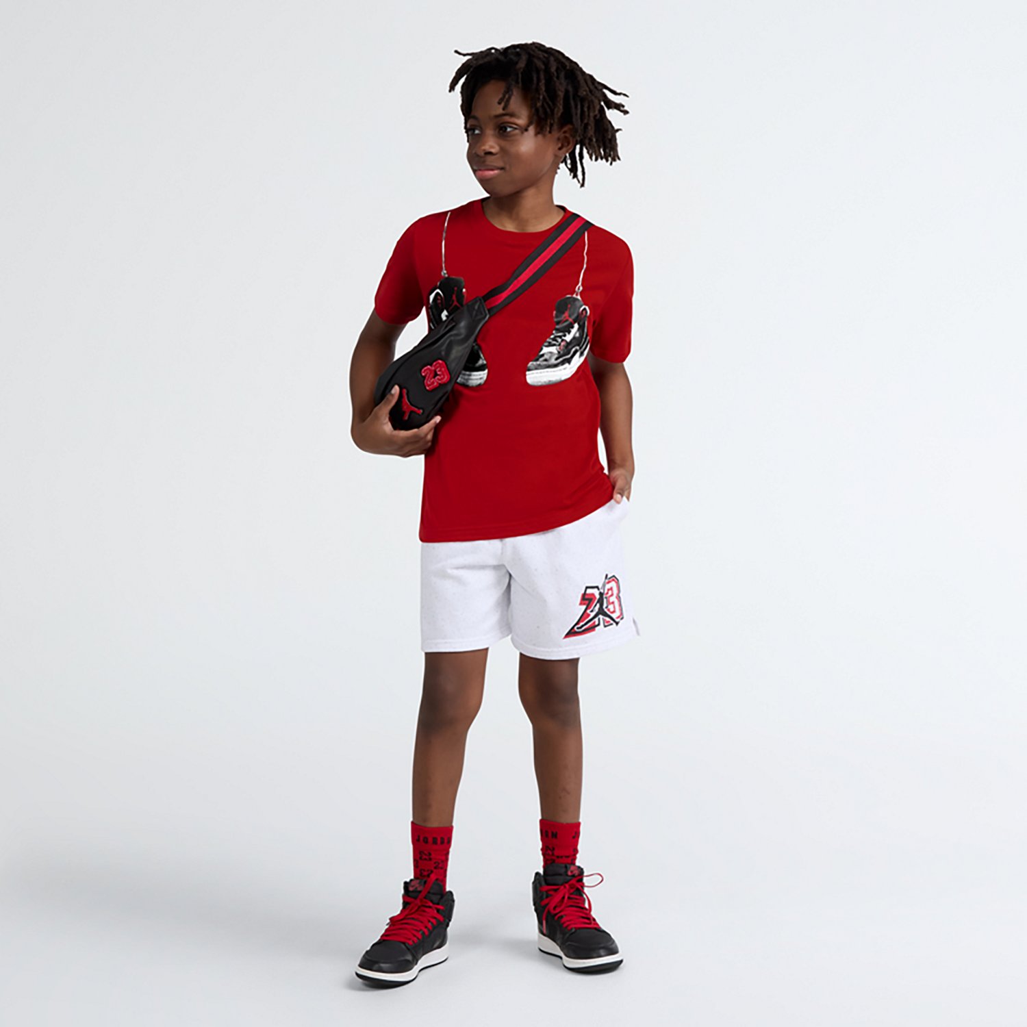 Jordan Boys' AJ3 Shoe Strings T-shirt - view number 3