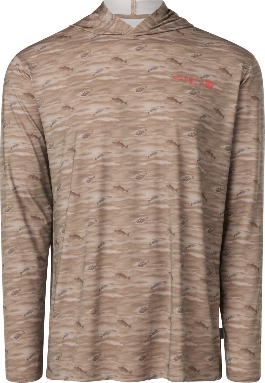 Magellan Outdoors Men's Casting Crew Artist Series Inshore Slam All Over Print Hoodie