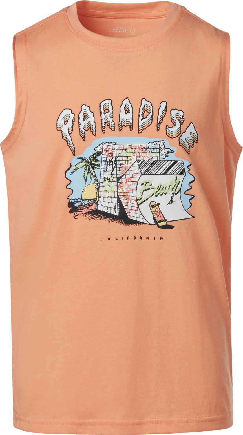 BCG Boys’ Cotton GFX Muscle T-Shirt