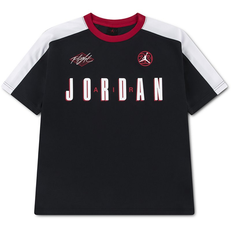 Jordan Boys' 8-20 Color-Blocked Jersey Short-Sleeve T-Shirt - Black