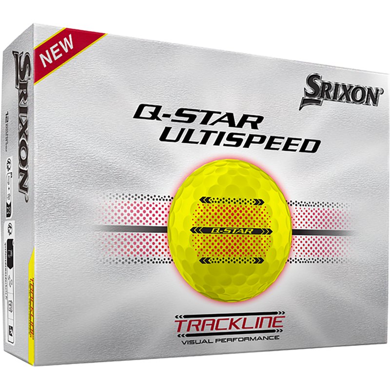 Srixon Q-Star Ultispeed Golf Ball With Trackline