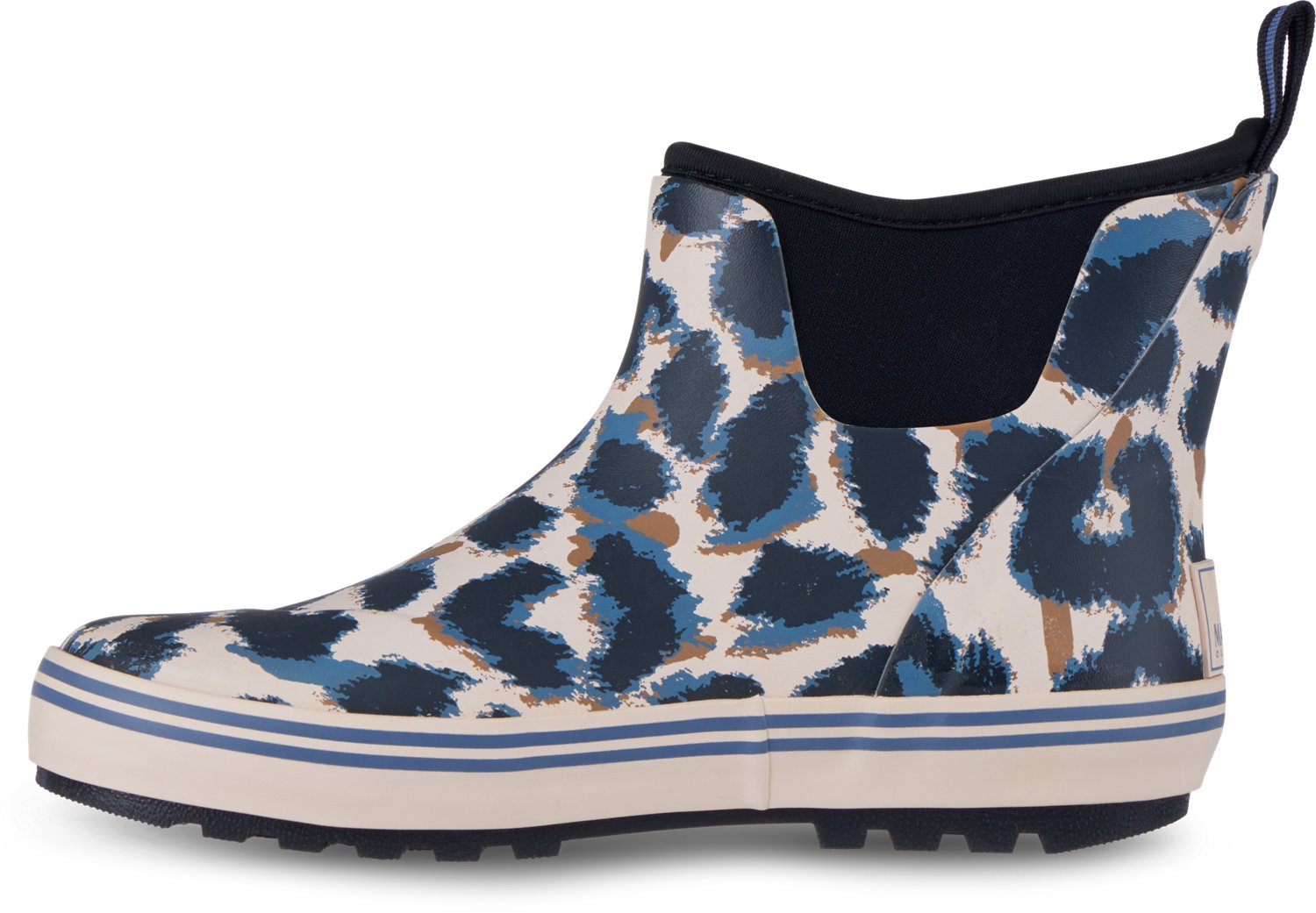 Magellan Outdoors Womens Blue Leopard Short Rubber Boot - view number 2