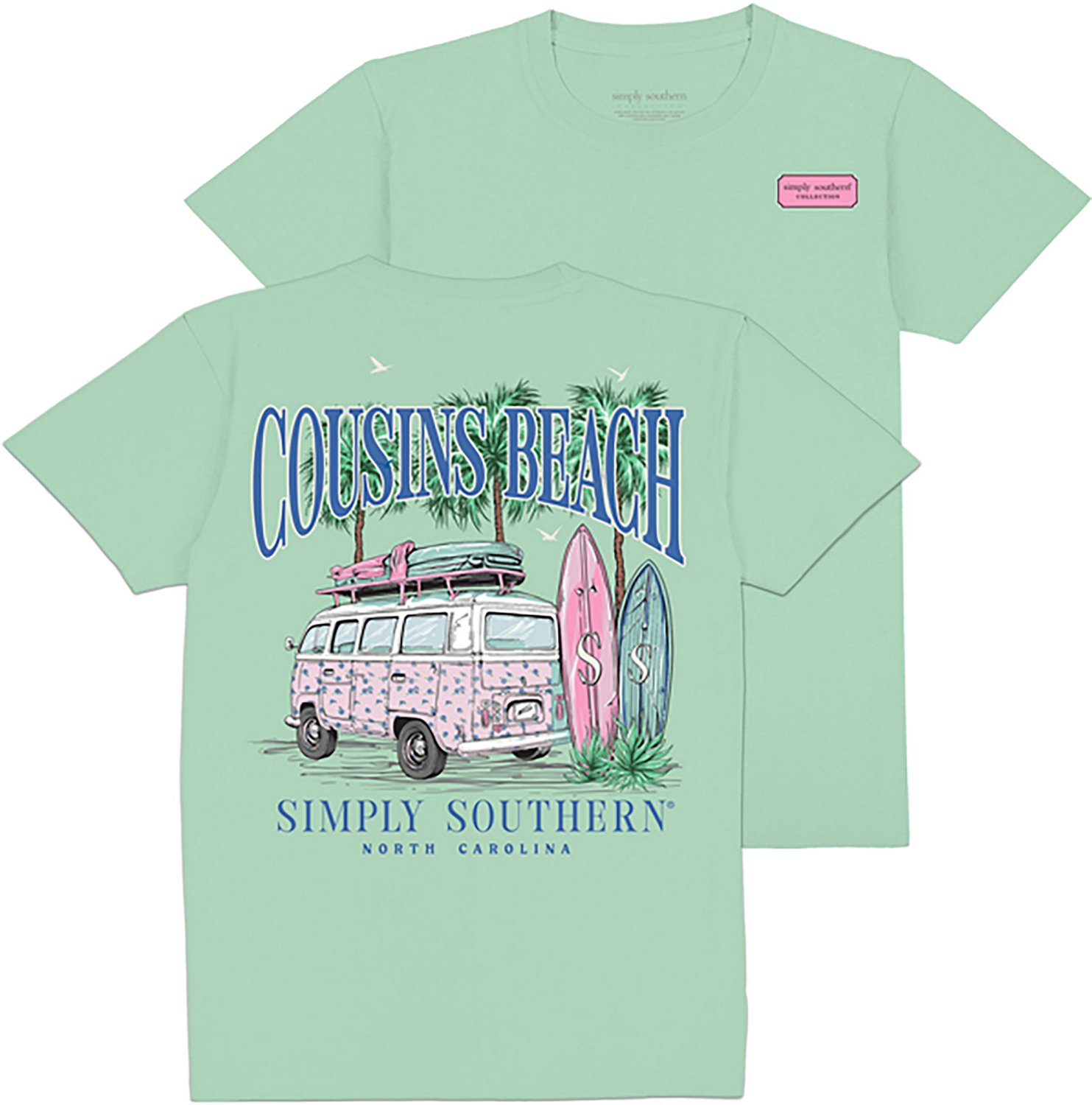 Simply Southern Women's Cousins Beach Short Sleeve T-shirt - view number 2