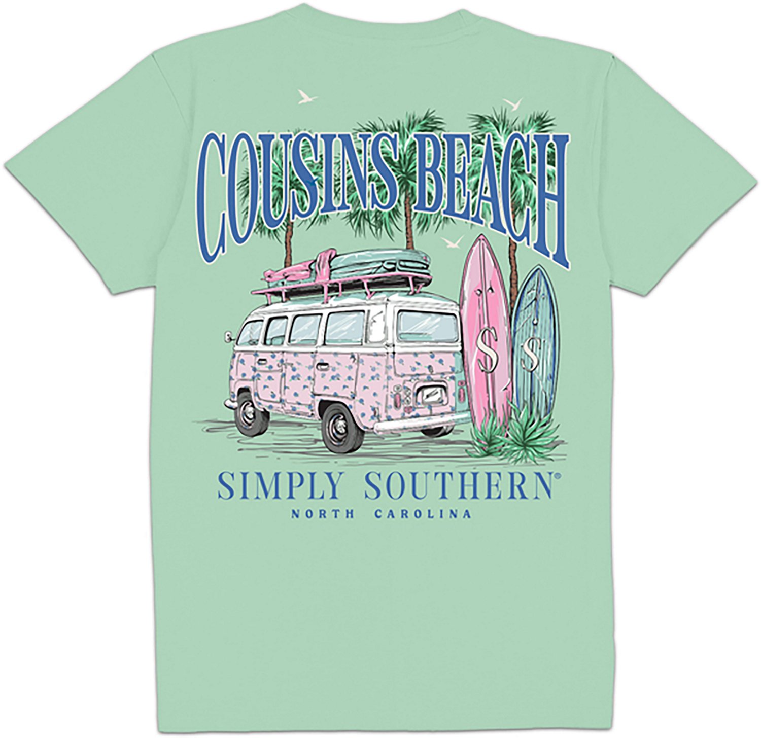 Simply Southern Women's Cousins Beach Short Sleeve T-shirt - view number 3
