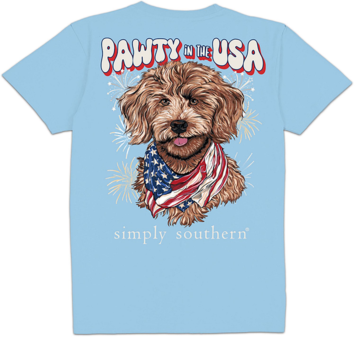 Simply Southern Women's Pawty Short Sleeve T-shirt - view number 3