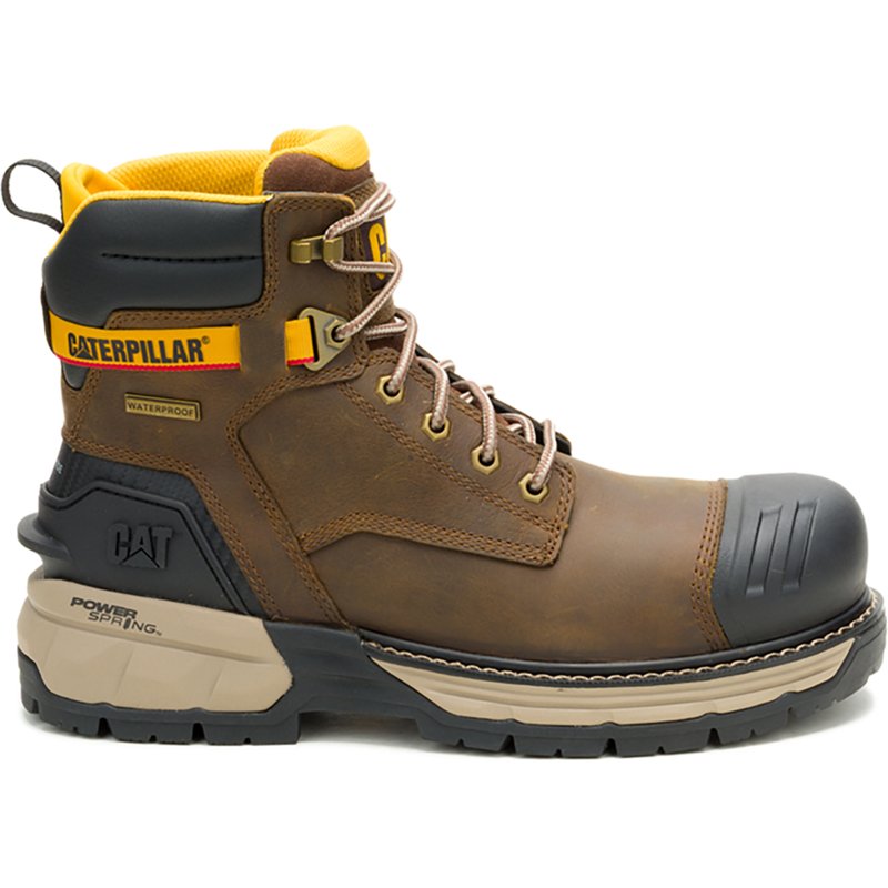 Caterpillar Men's Excavator Power Sping Composite Toe 6" Wp Work
