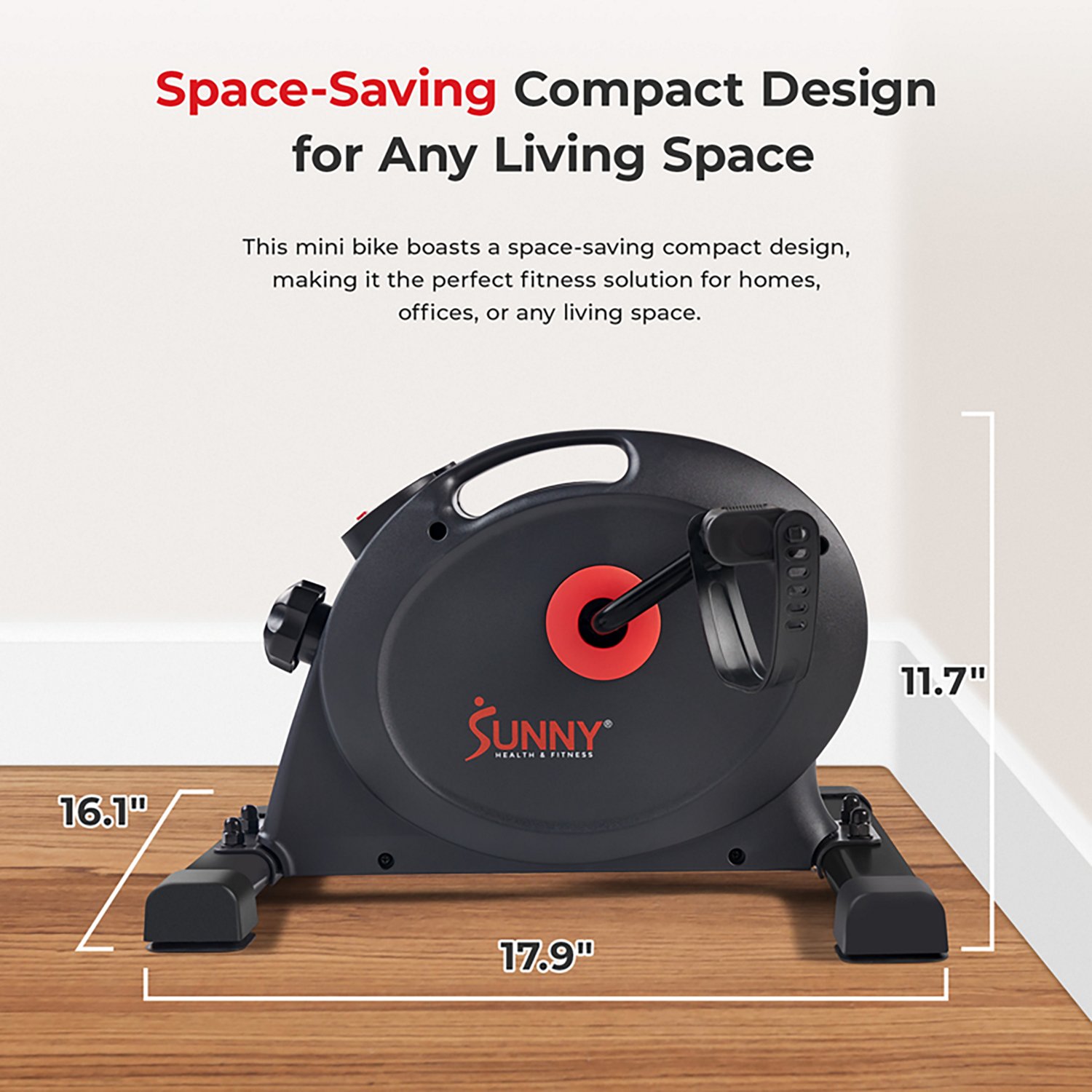 Sunny Health & Fitness Smart Mini Exercise Bike - view number 7
