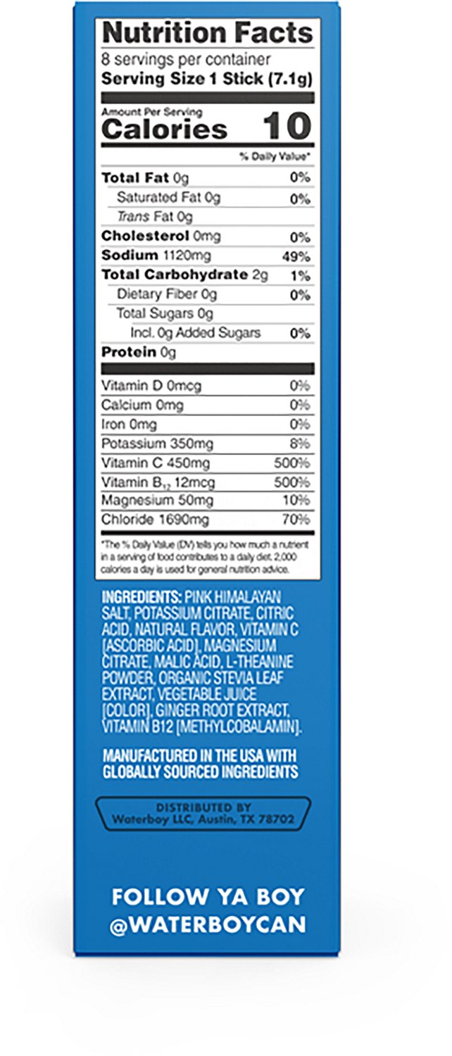 Waterboy Weekend Recovery Hydration Sticks 8-Pack                                                                                - view number 4