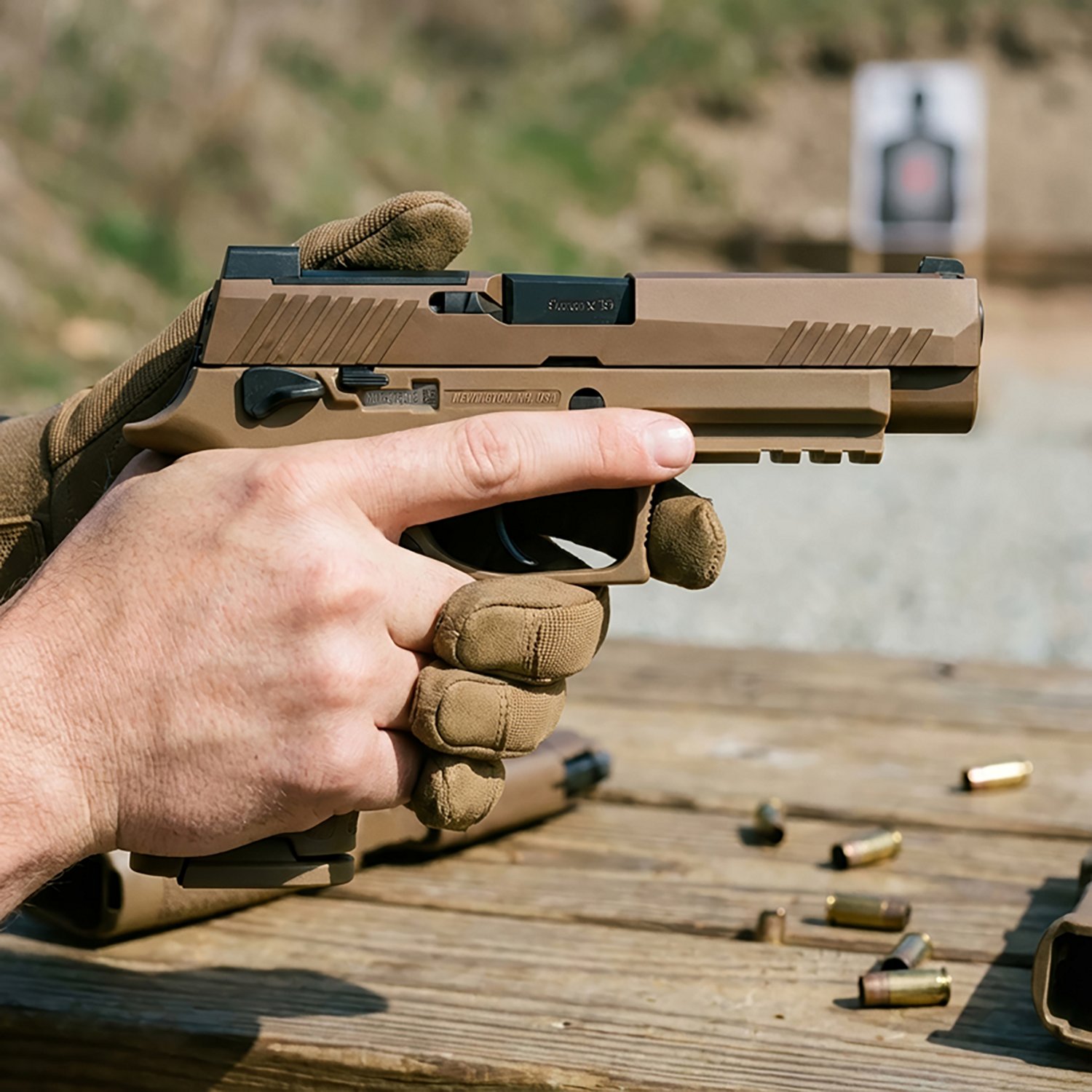 Sig Sauer P320 M17 Coyote Manual NS 9mm Full-Sized 17-Round Pistol - view number 3