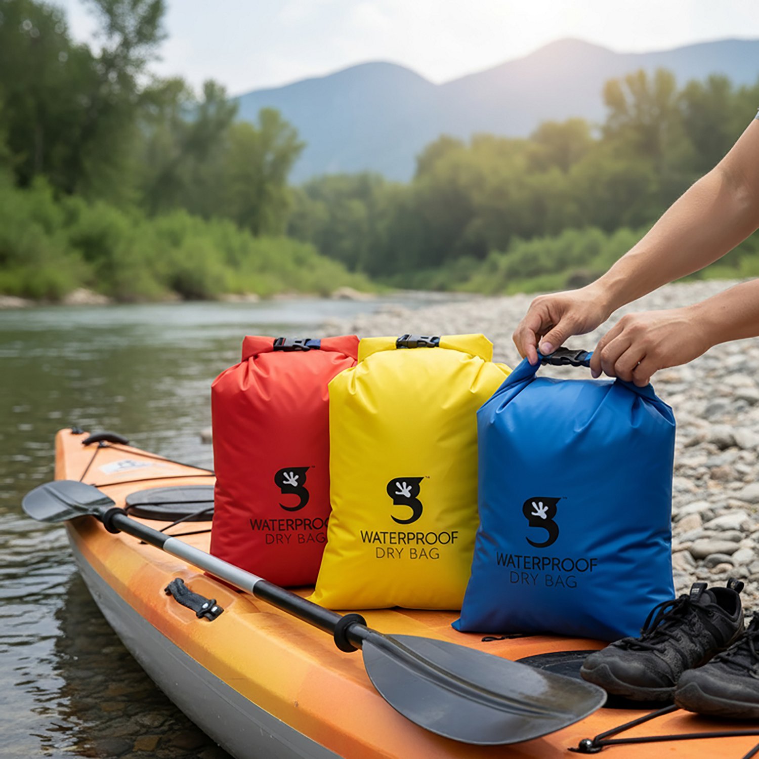 geckobrands Lightweight Compression Dry Bags 3-Pack - view number 2