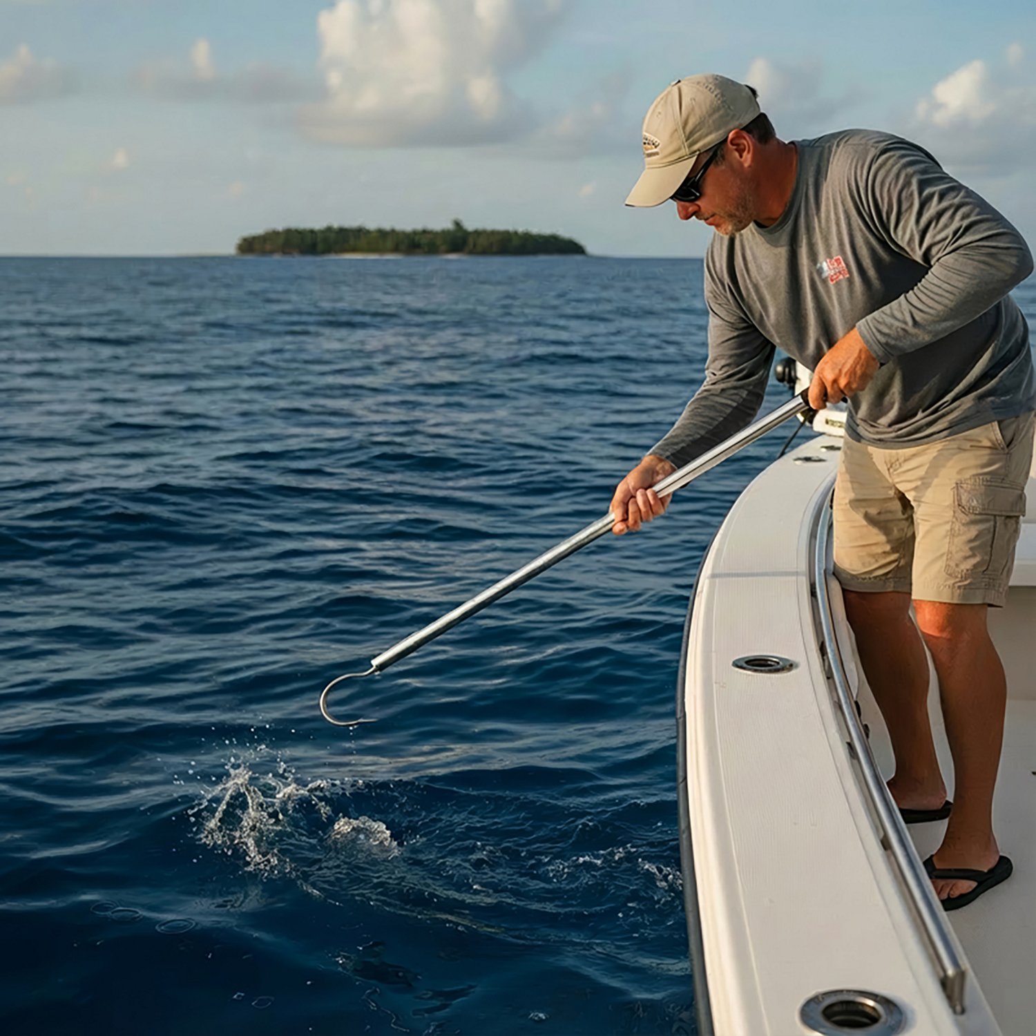 O&H Mfg. 36" Galvanized Aluminum Gaff - view number 2