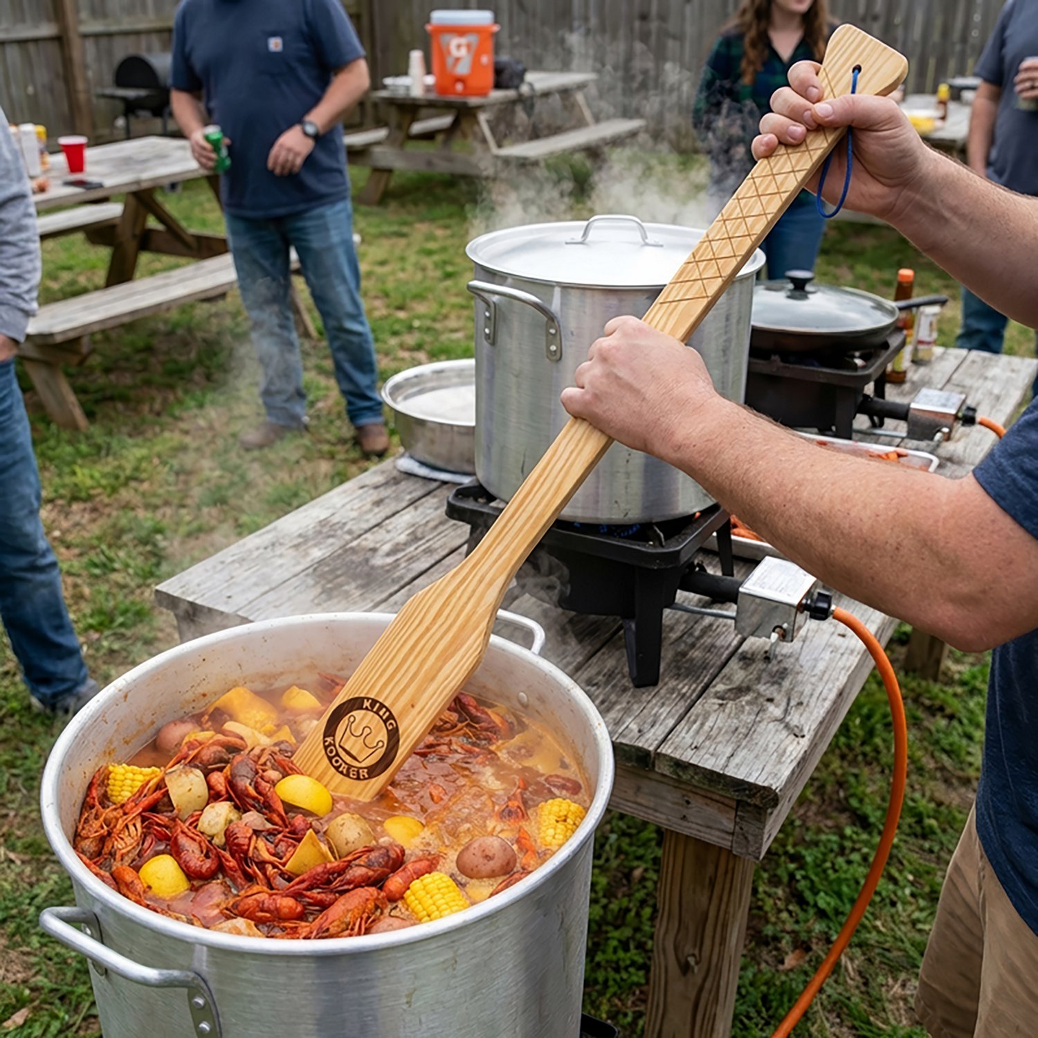King Kooker 36" Wooden Stirring Paddle                                                                                           - view number 2