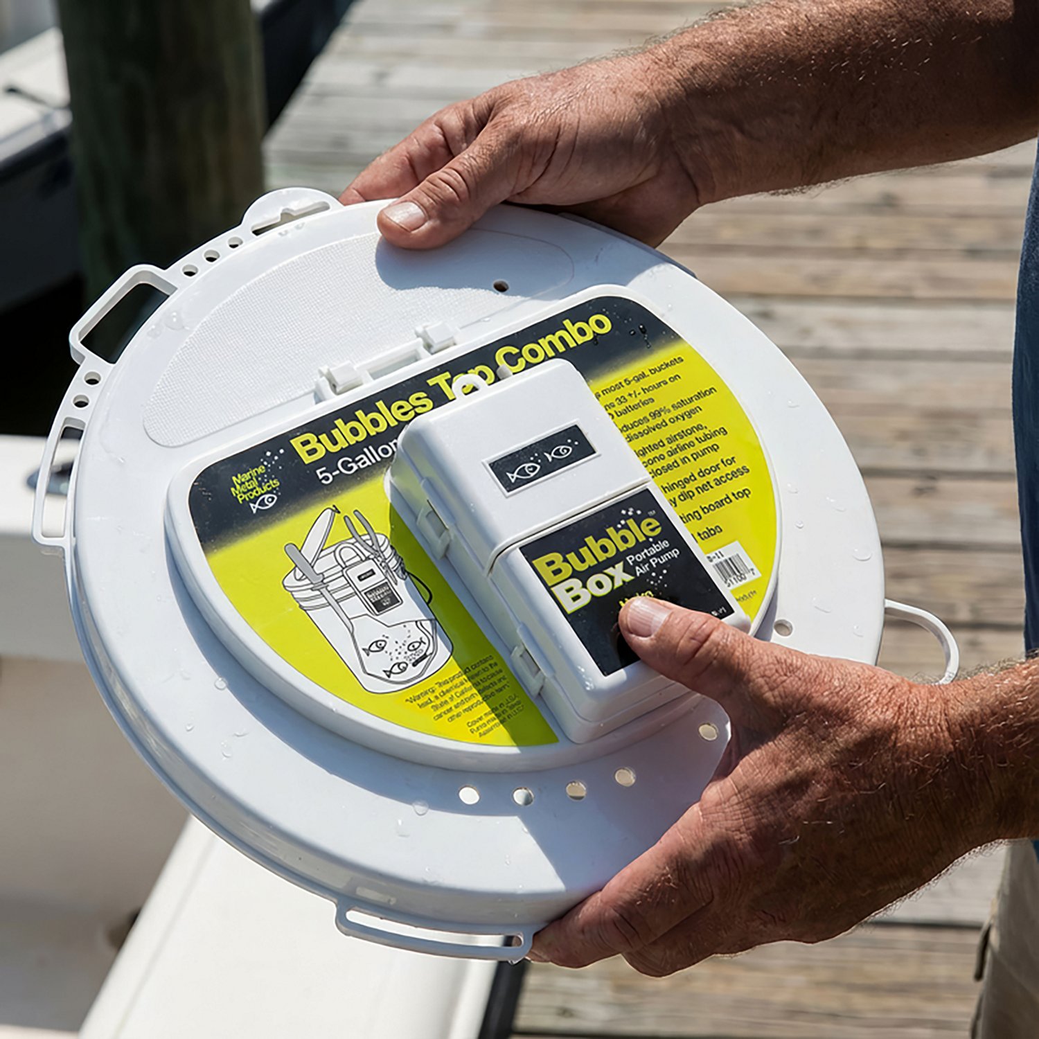 Marine Metal Products 5-Gallon Bucket Lid with Aerator                                                                           - view number 2