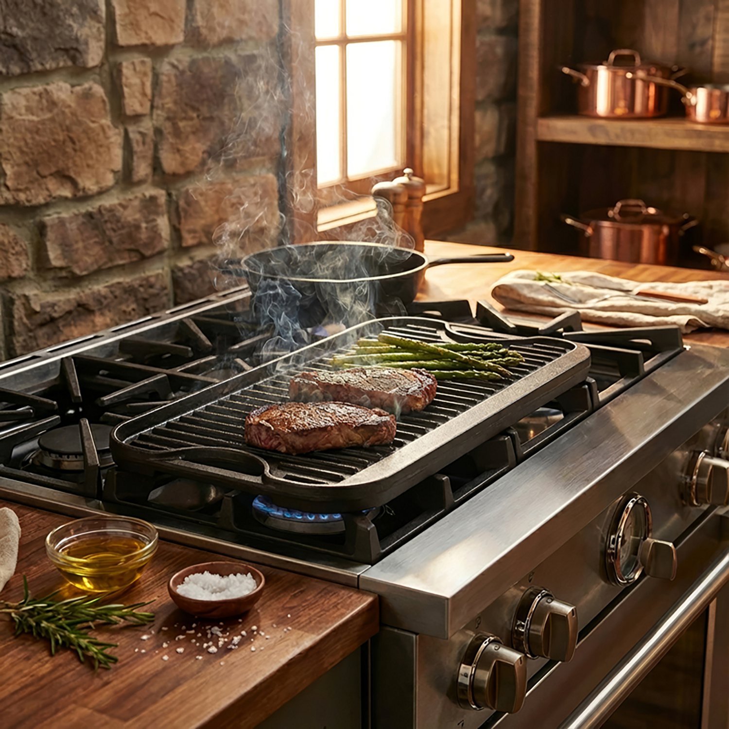 Lodge Logic Reversible Pro Grid/Iron Griddle | Academy