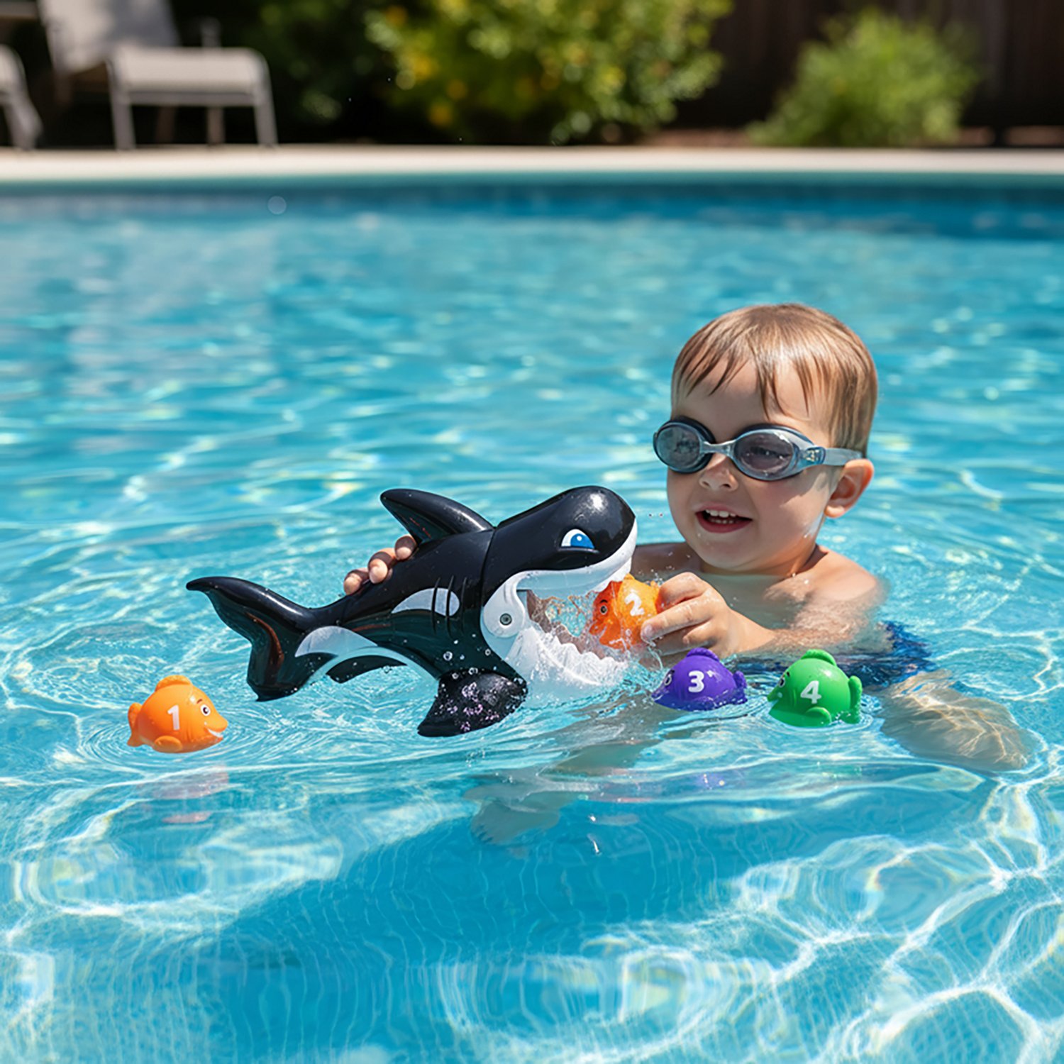 SwimWays Gobble Gobble Guppies Game - view number 3