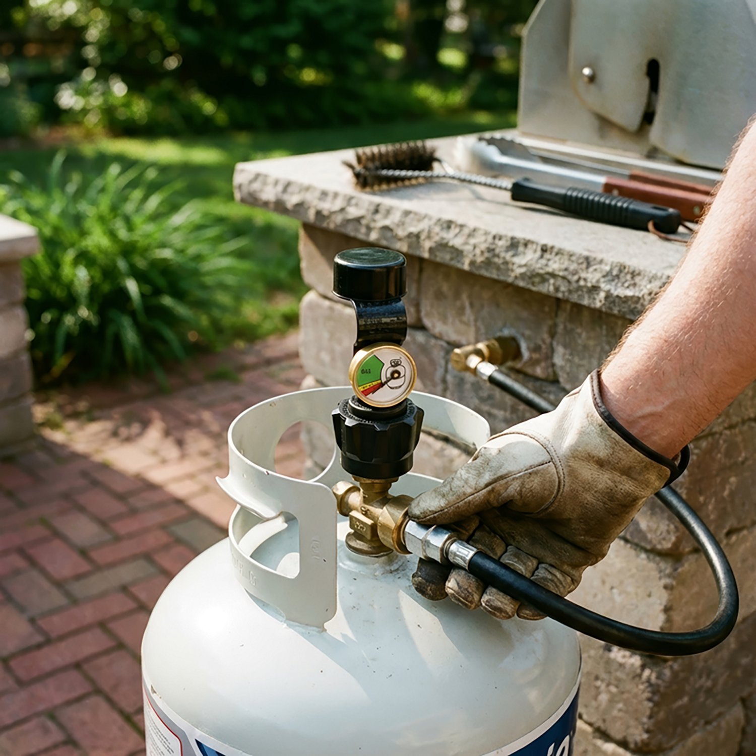 Mr. Bar-B-Q Propane Tank Level Gauge                                                                                             - view number 2