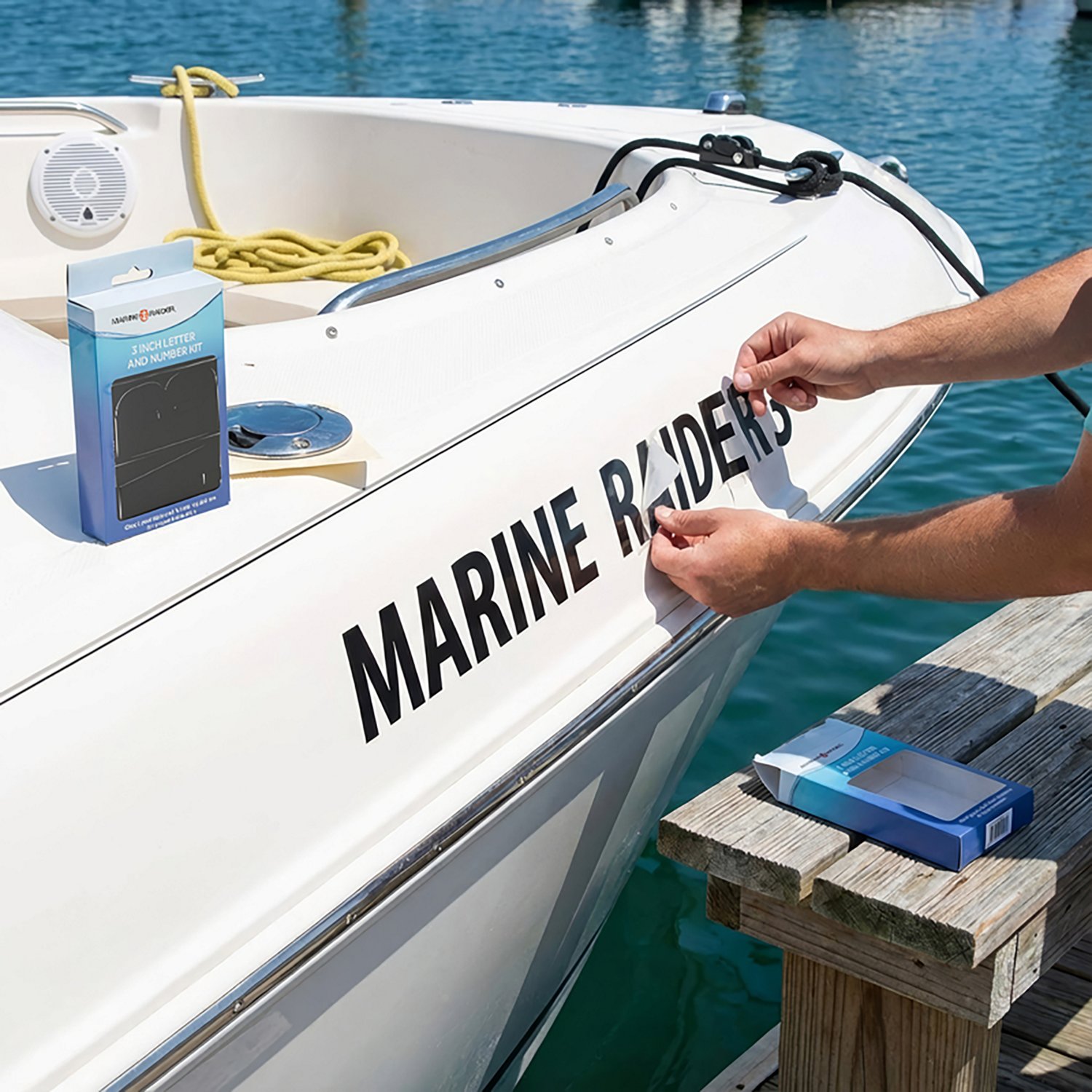 Marine Raider 3 in Vinyl Registration Number/Letter Kit - view number 2