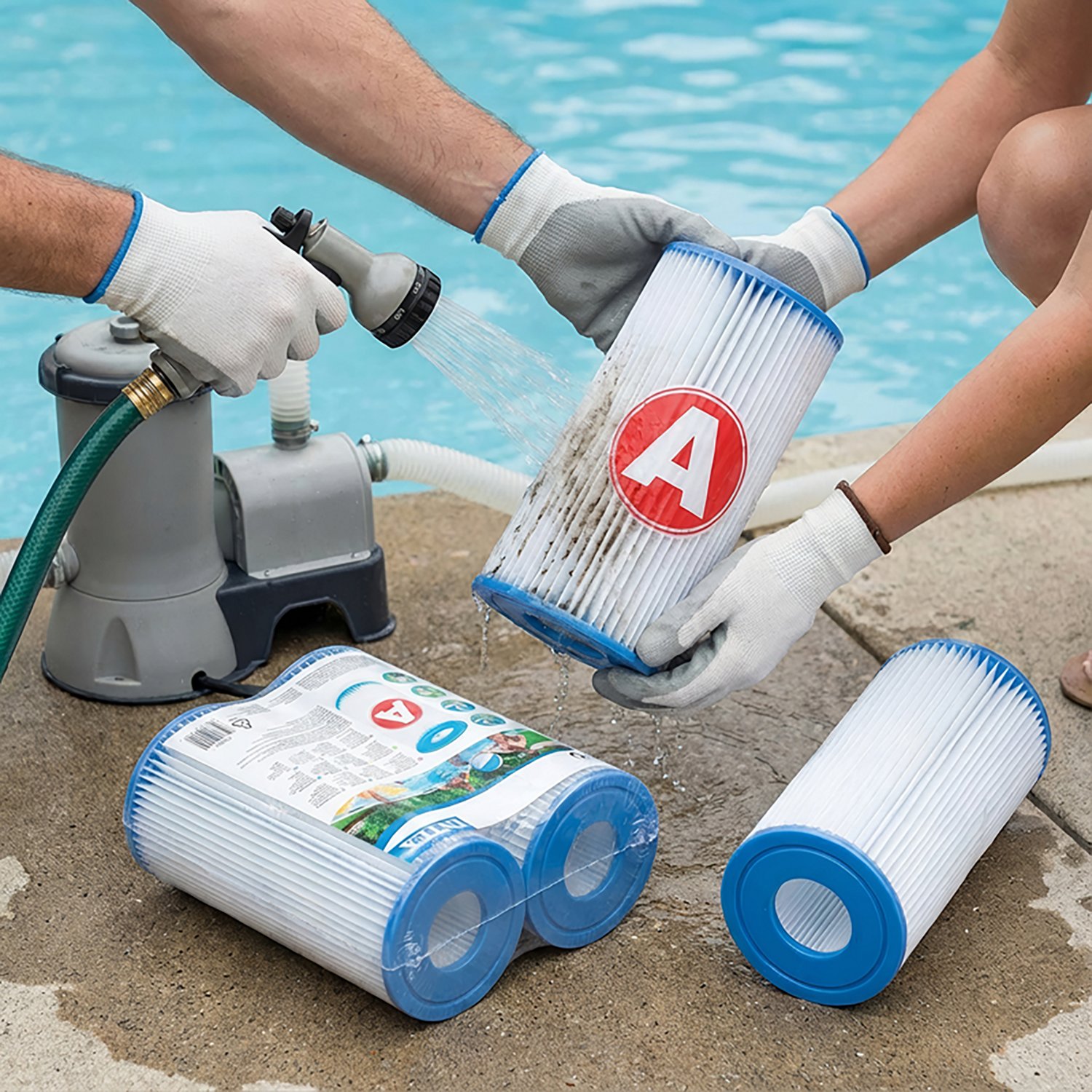 INTEX Type A Pool Filter Cartridge 2-Pack                                                                                        - view number 2