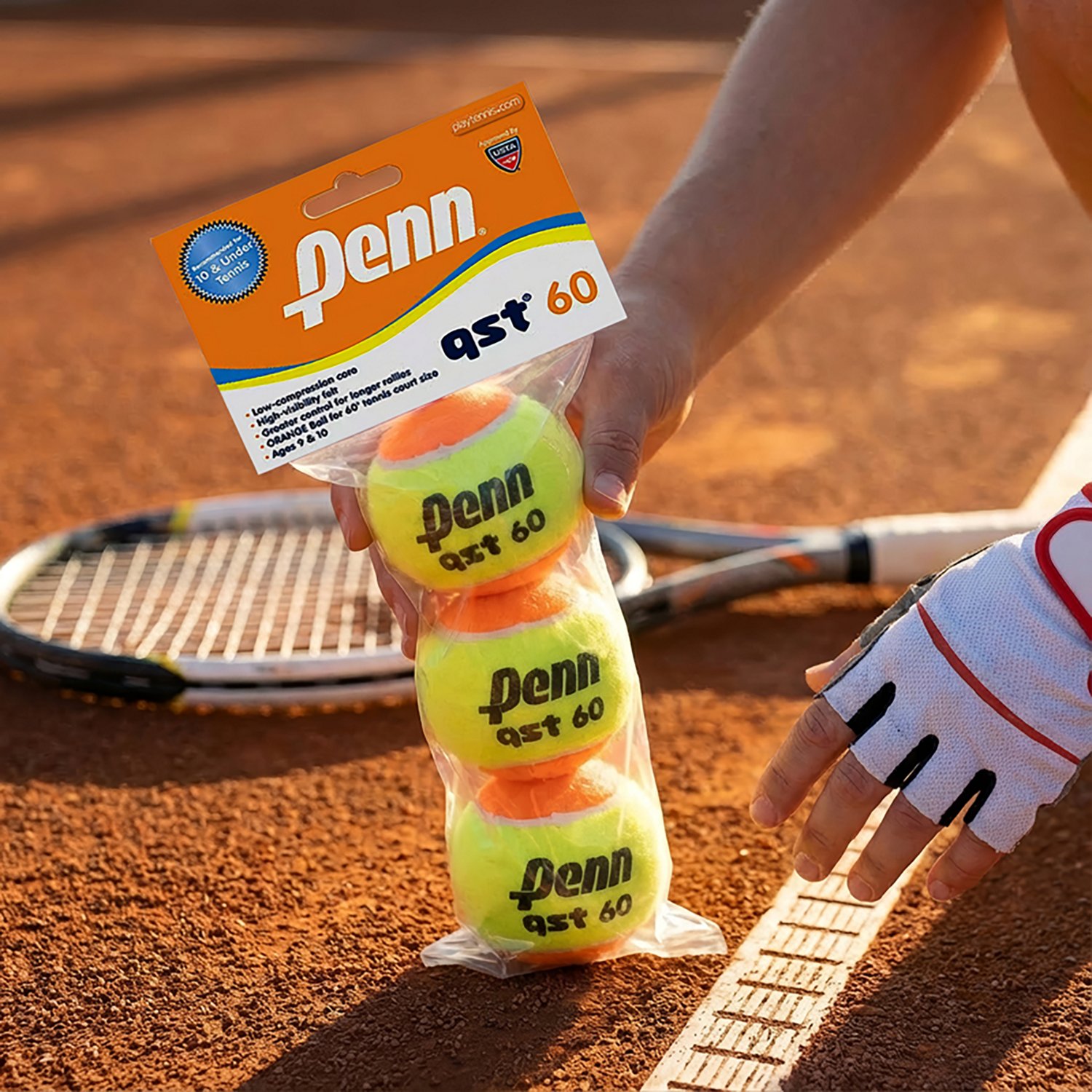 PENN® Youth Quickstart QST 60 Tennis Ball - view number 2