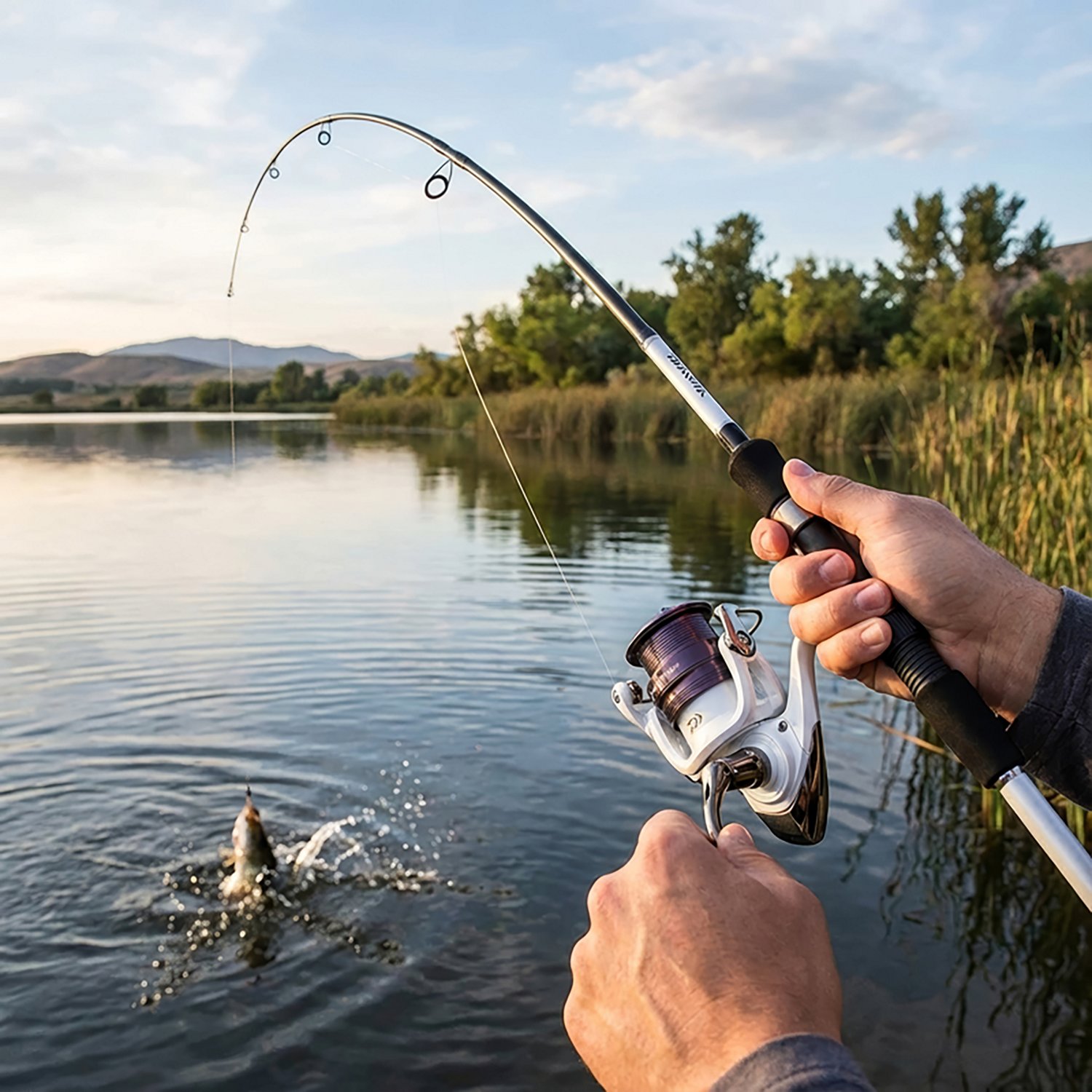 Daiwa DS-ONE 6'6" M Freshwater Spinning Rod and Reel Combo - view number 7