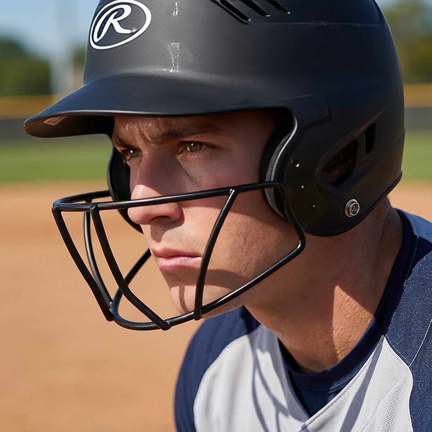 Rawlings Adults' R16 Senior-Size Batting Helmet Wire Face Guard - view number 2